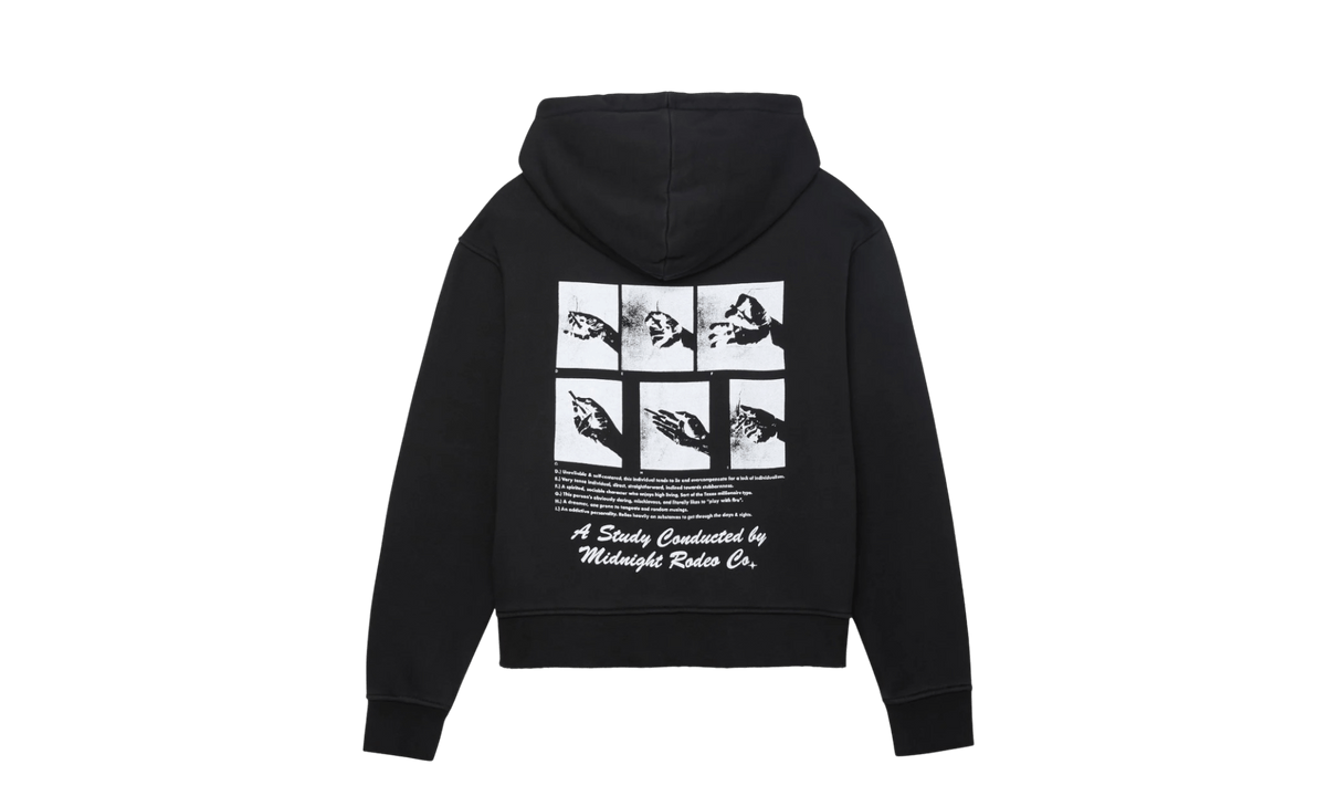 Midnight Rodeo Cigarette Psychology Black Hoodie