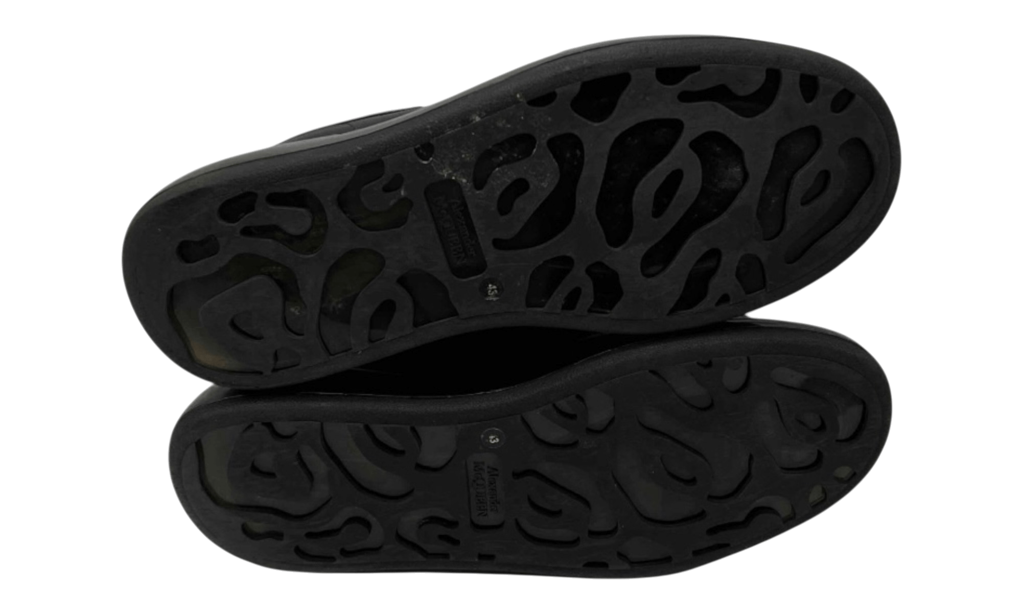 Alexander Mcqueen Clear Sole Black Oversized Sneaker (Preowned)