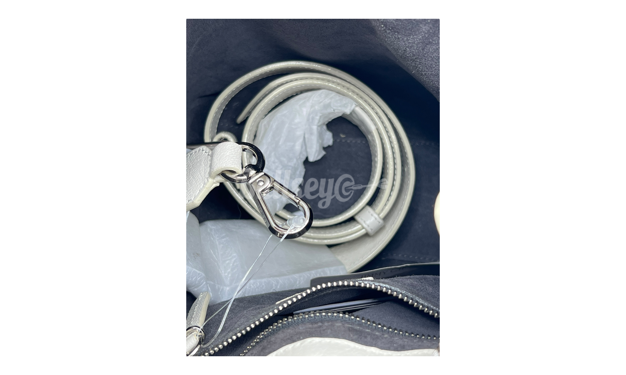 Jimmy Choo Bon Bon Bucket Latte Grainy Goat Leather Bucket Bag