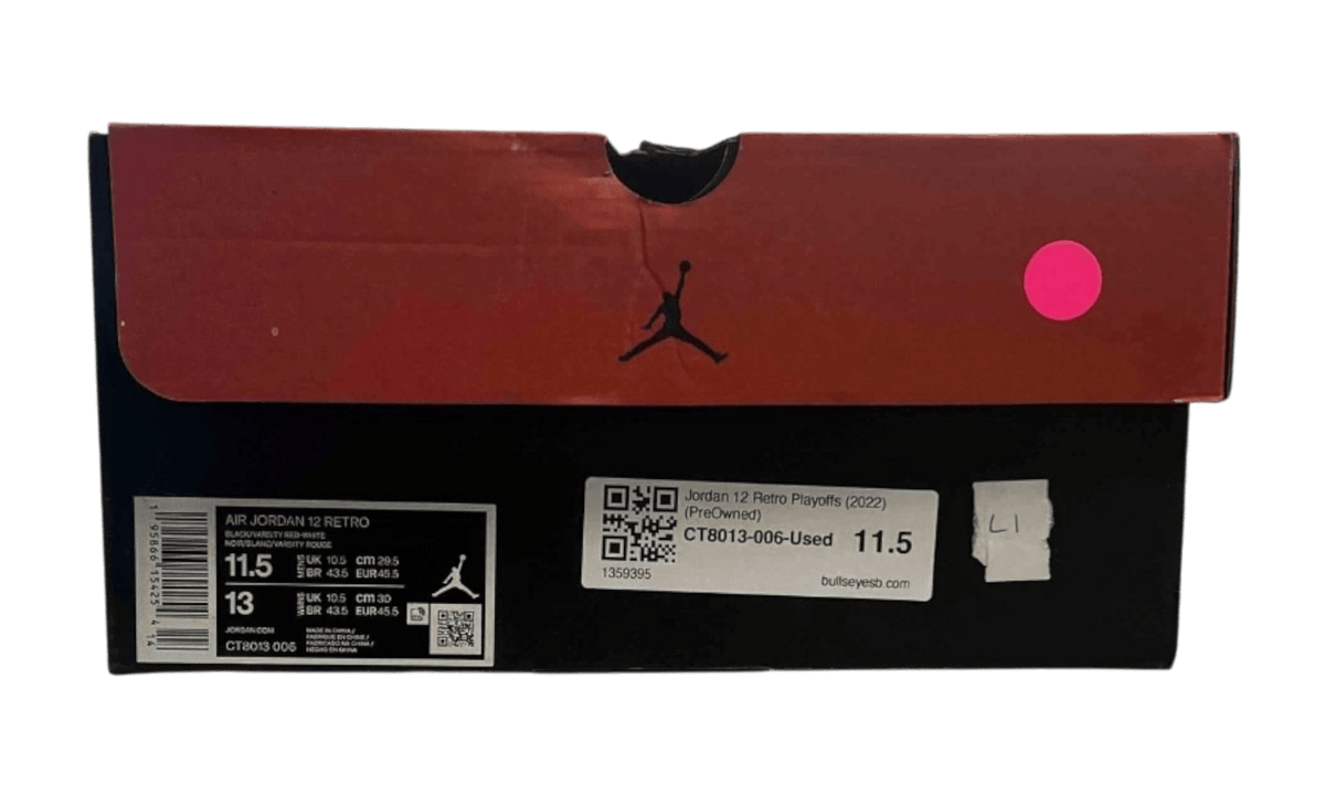 Jordan 12 Retro Playoffs (2022) (PreOwned)