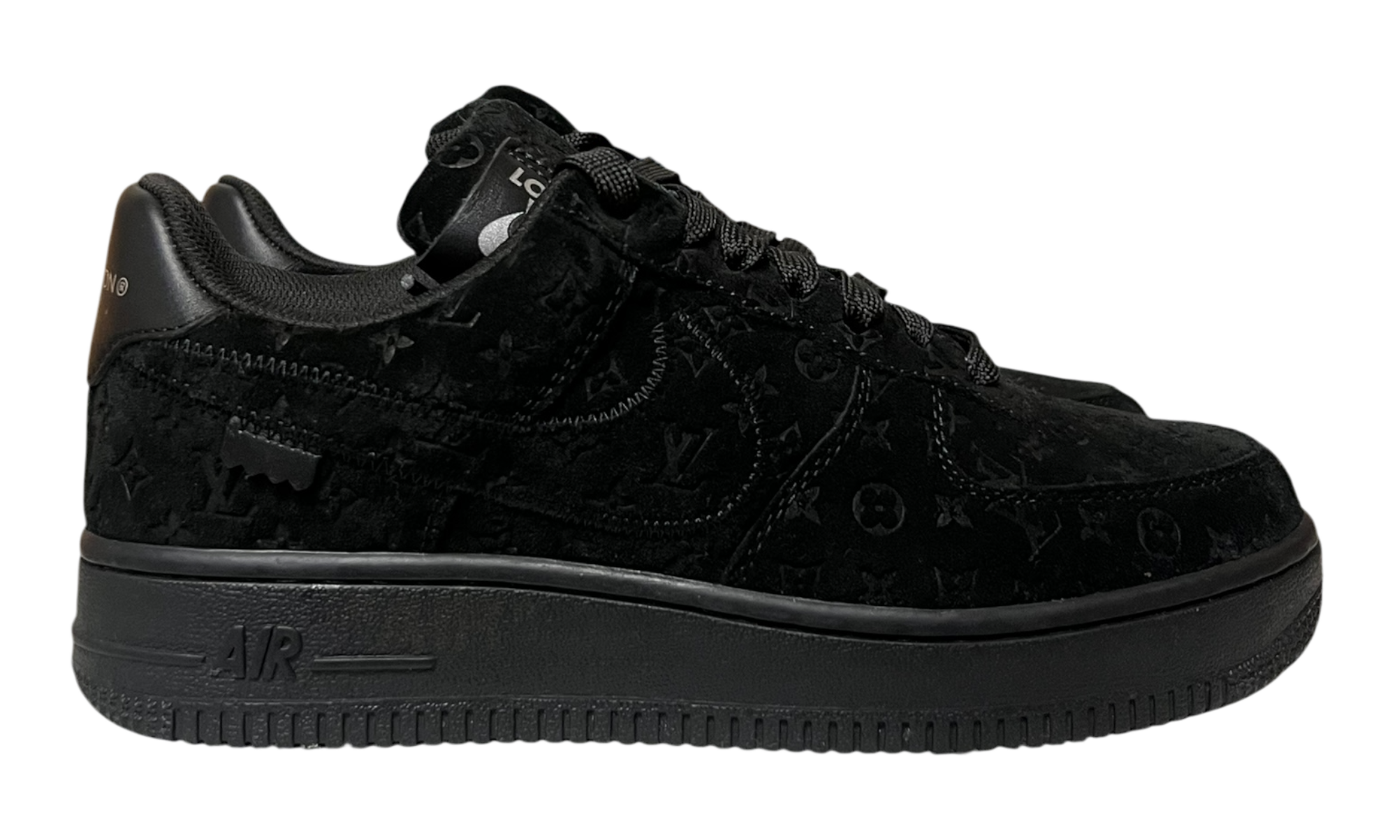 Louis Vuitton Nike Air Force 1 Low By Virgil Abloh Black (Preowned)