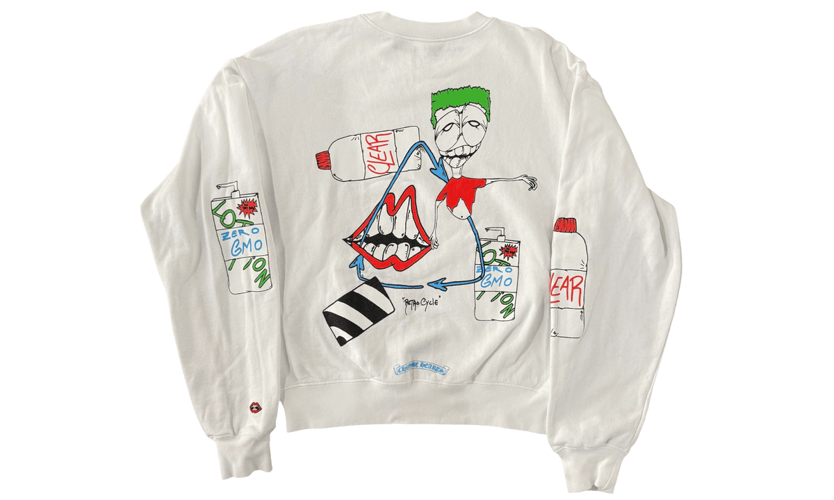 Chrome Hearts Matty Boy Recycle White Crewneck
