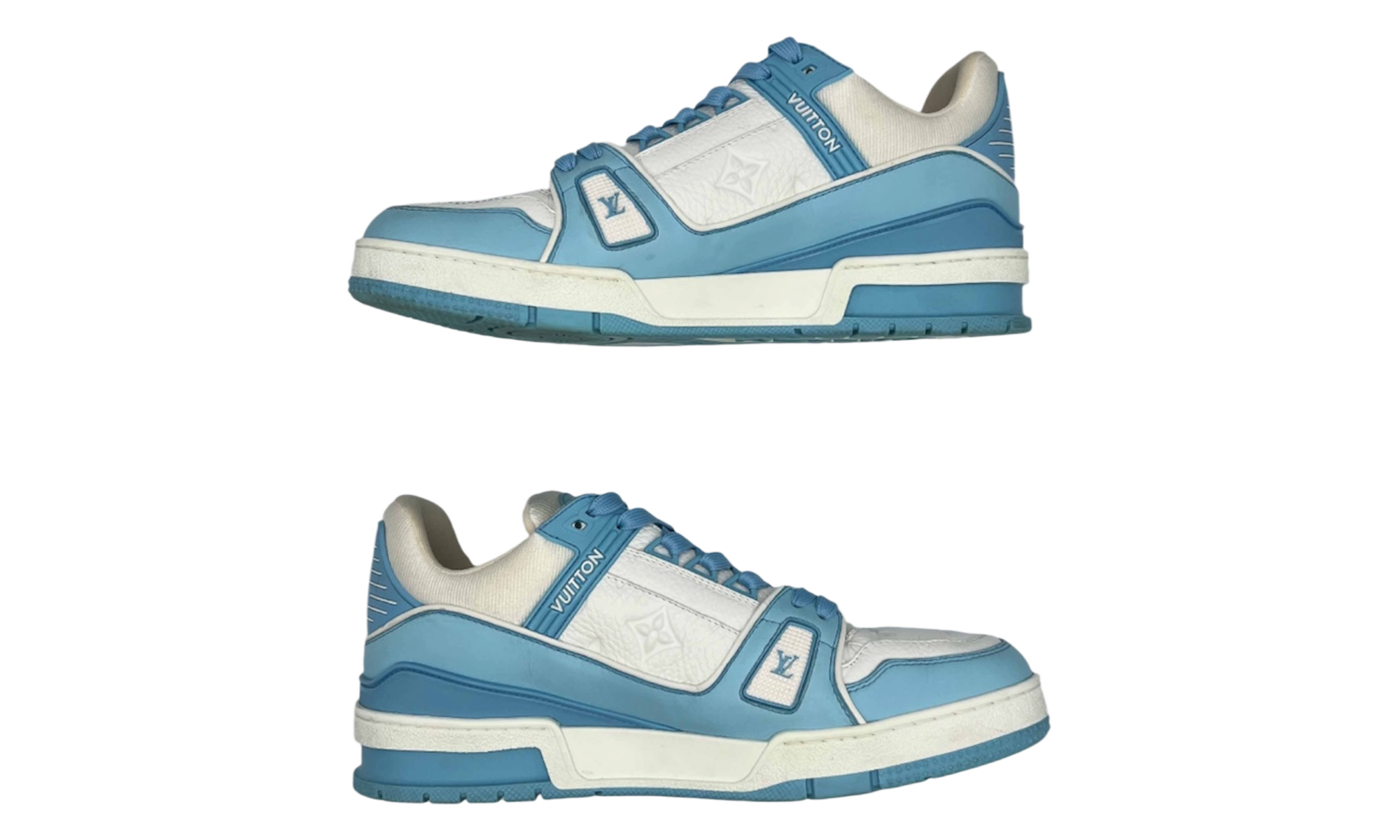 Louis Vuitton Sky Blue Trainers LV8 (PreOwned) (No Box)