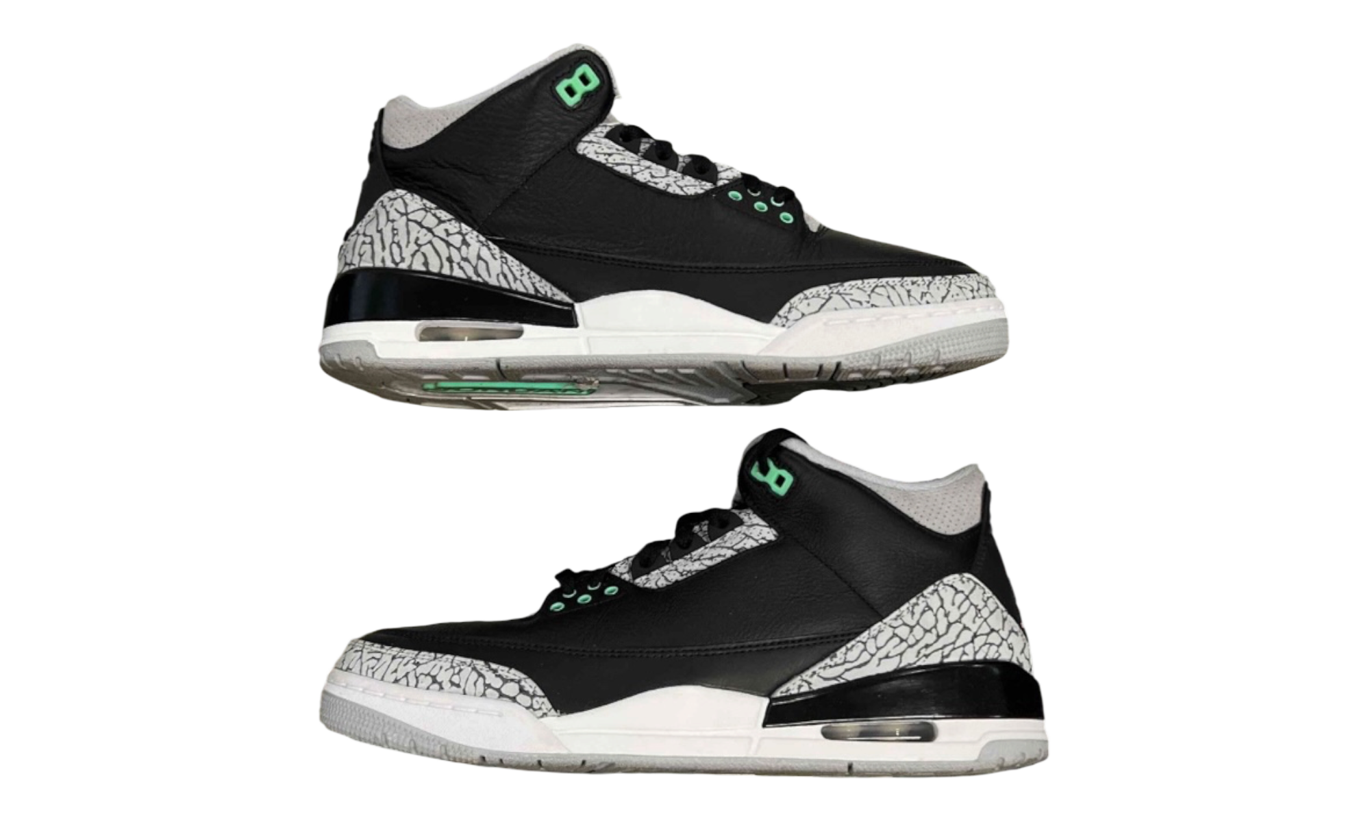 Jordan 3 Retro Green Glow (Preowned)