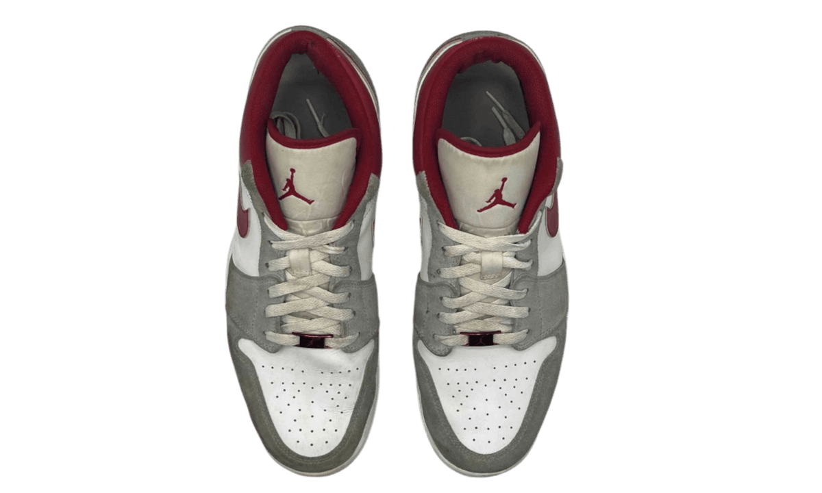 Jordan 1 Low SE Light Smoke Grey Gym Red (PreOwned) (No Box)