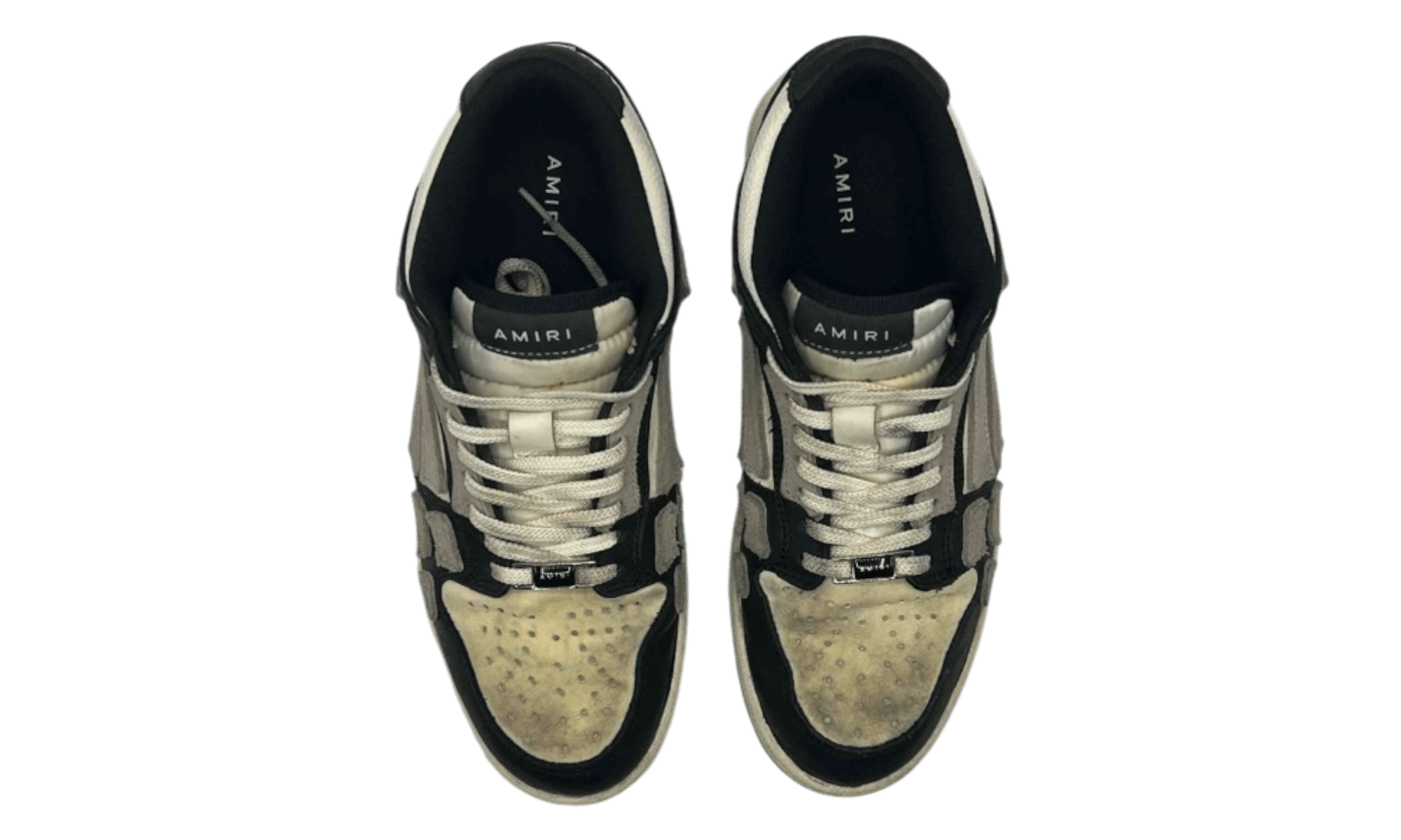 AMIRI Skel Top Low Black White (PreOwned)