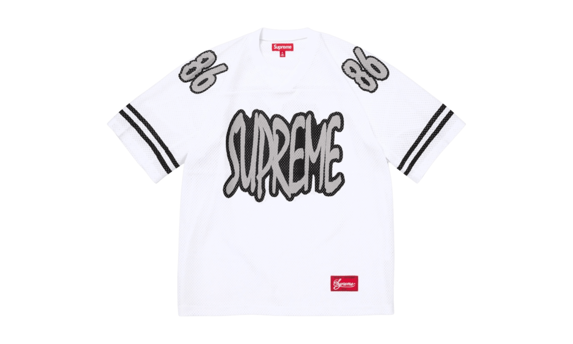 Supreme Reflective Football Jersey White