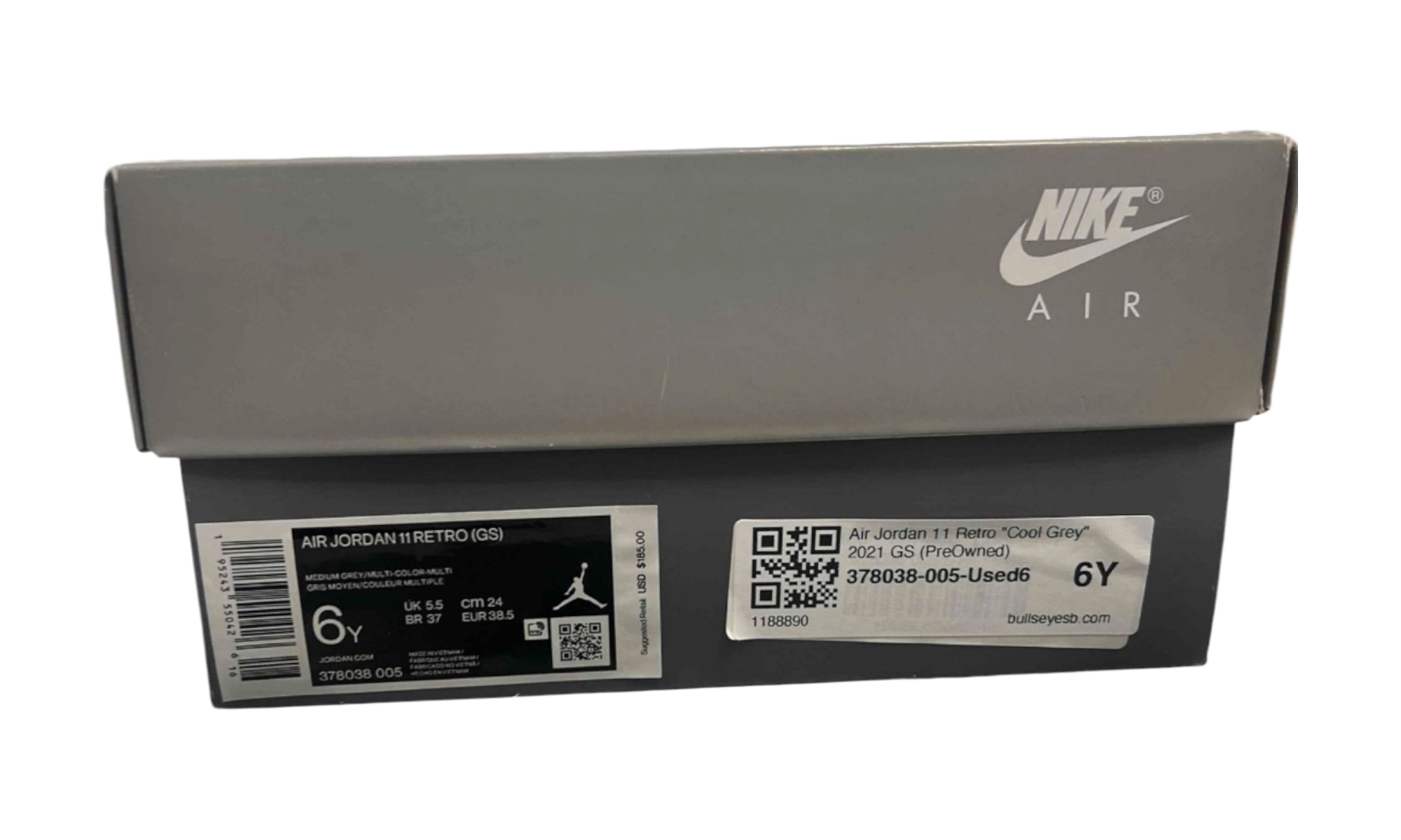 Air Jordan 11 Retro "Cool Grey" 2021 GS (PreOwned)