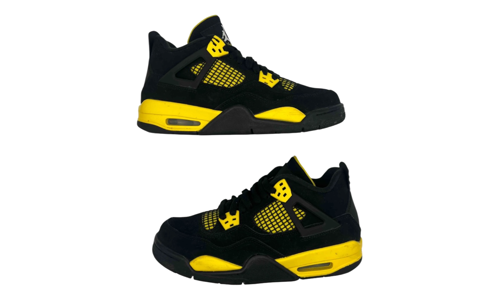 Jordan 4 Retro Thunder (2023) (GS) (Preowned) (No Box)