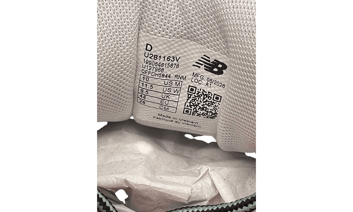 New Balance 2811 Action Bronson Baklava White Blue (PreOwned)