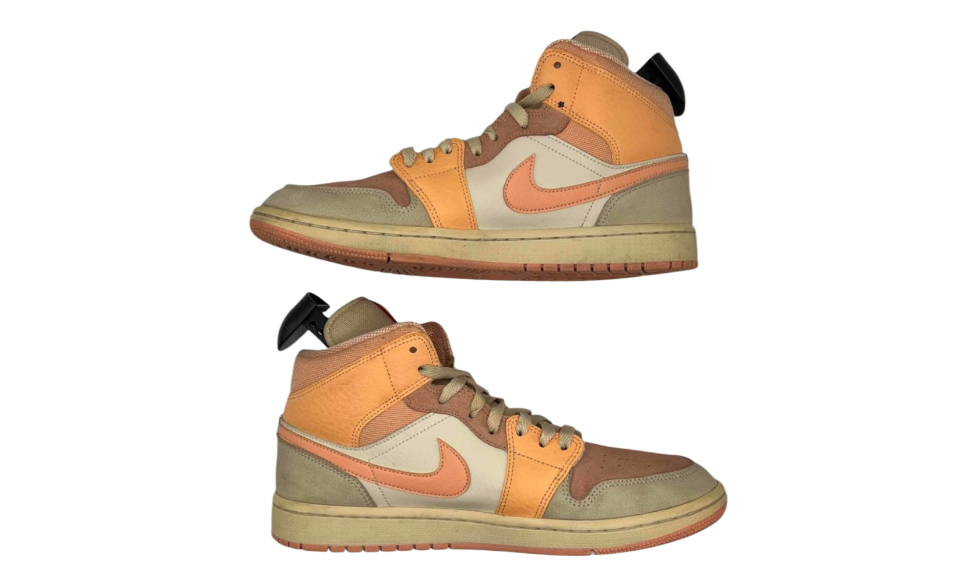 Air Jordan 1 Mid "Apricot Orange" (Womens) (PreOwned) (No Box)