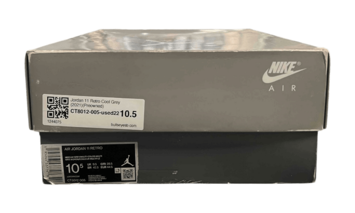 Jordan 11 Retro Cool Grey (2021) (Preowned)