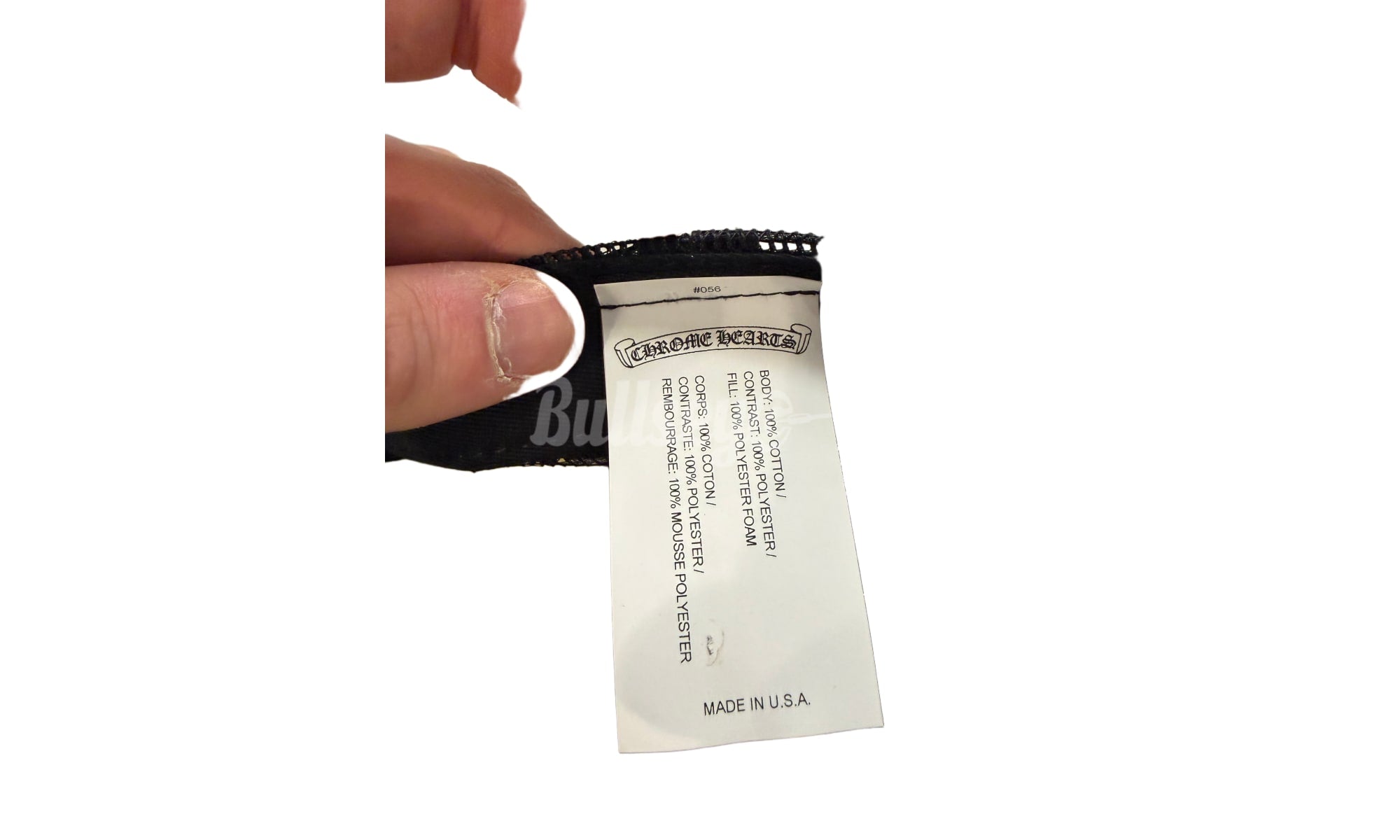 Chrome Hearts FUCK Hollywood Trucker Hat Black/White