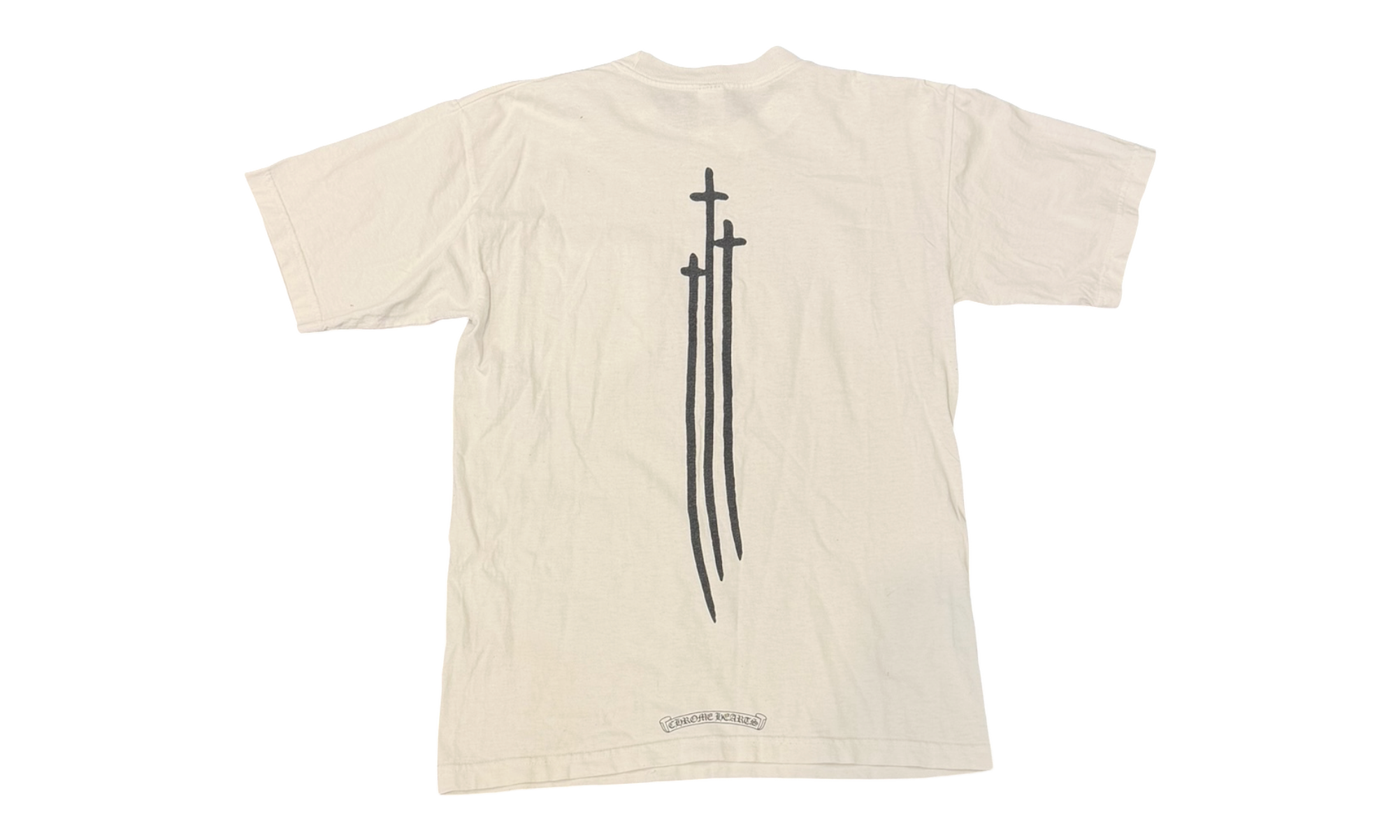 Chrome Heart Tokyo Letter Dagger White T-Shirt