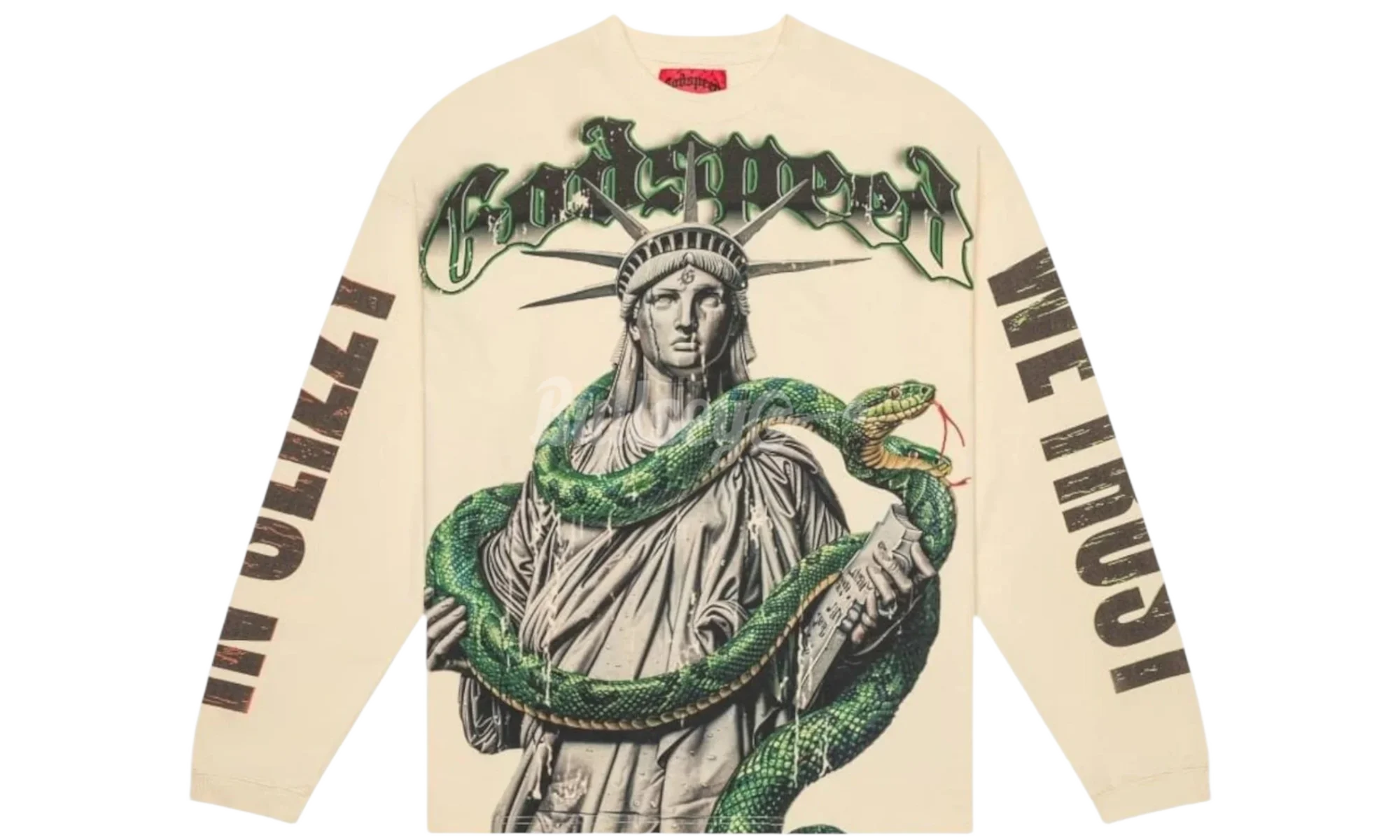 Godspeed Top 5 Slizzy L/S Boom T-shirt Bone (Preowned)