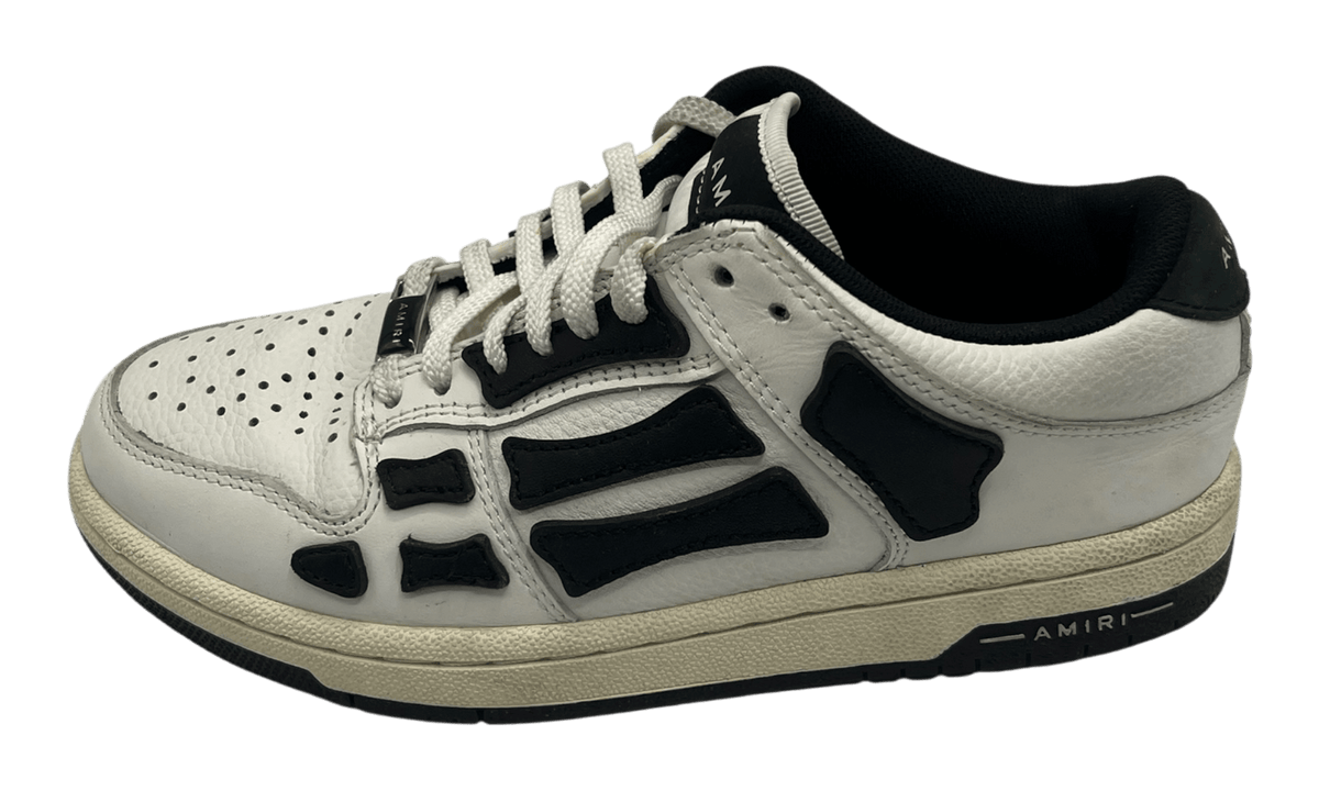 AMIRI Skel Top Low White Black White (PreOwned)
