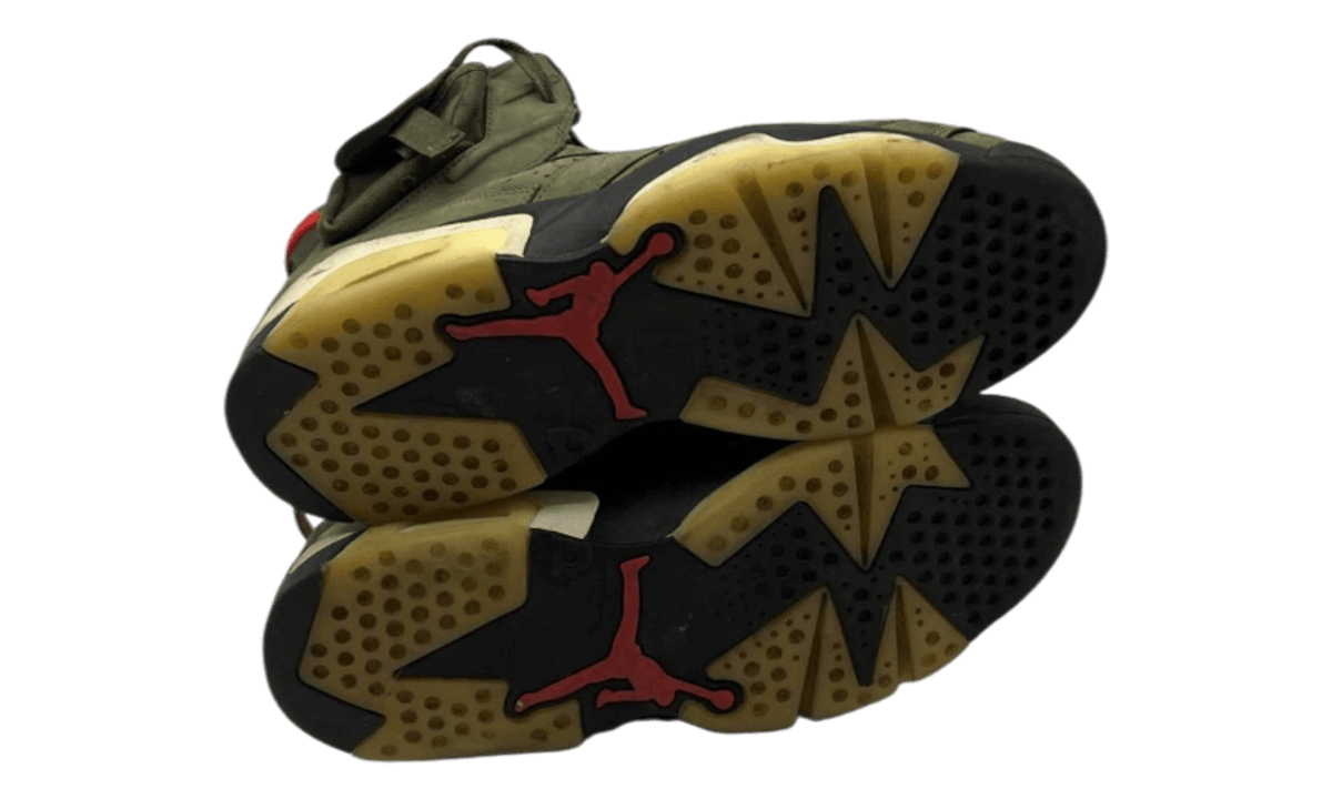 Travis Scott x Air Jordan 6 Retro "Olive" (PreOwned) (No Box)
