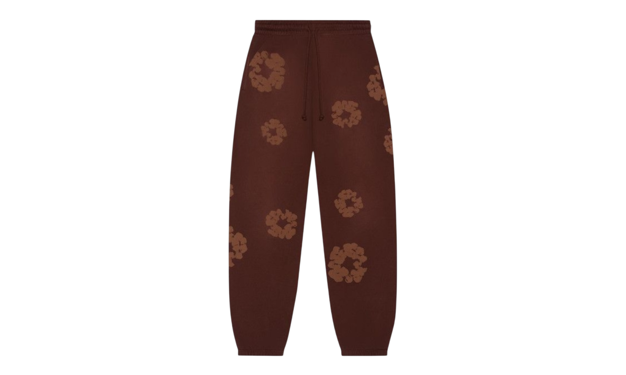 Denim Tears Mono Cotton Wreath Brown Sweatpants