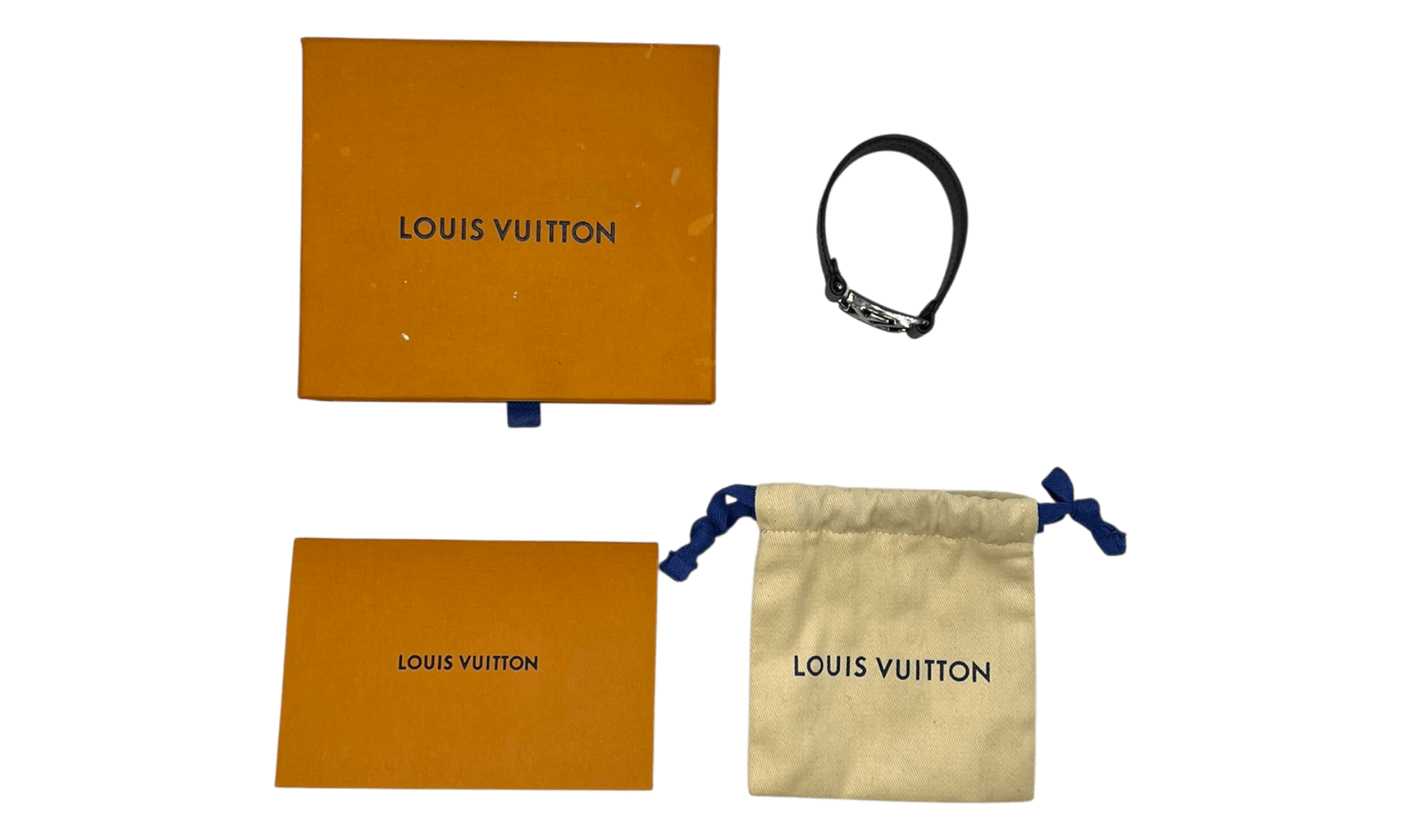 Louis Vuitton Hockenheim Black Bracelet (PreOwned)