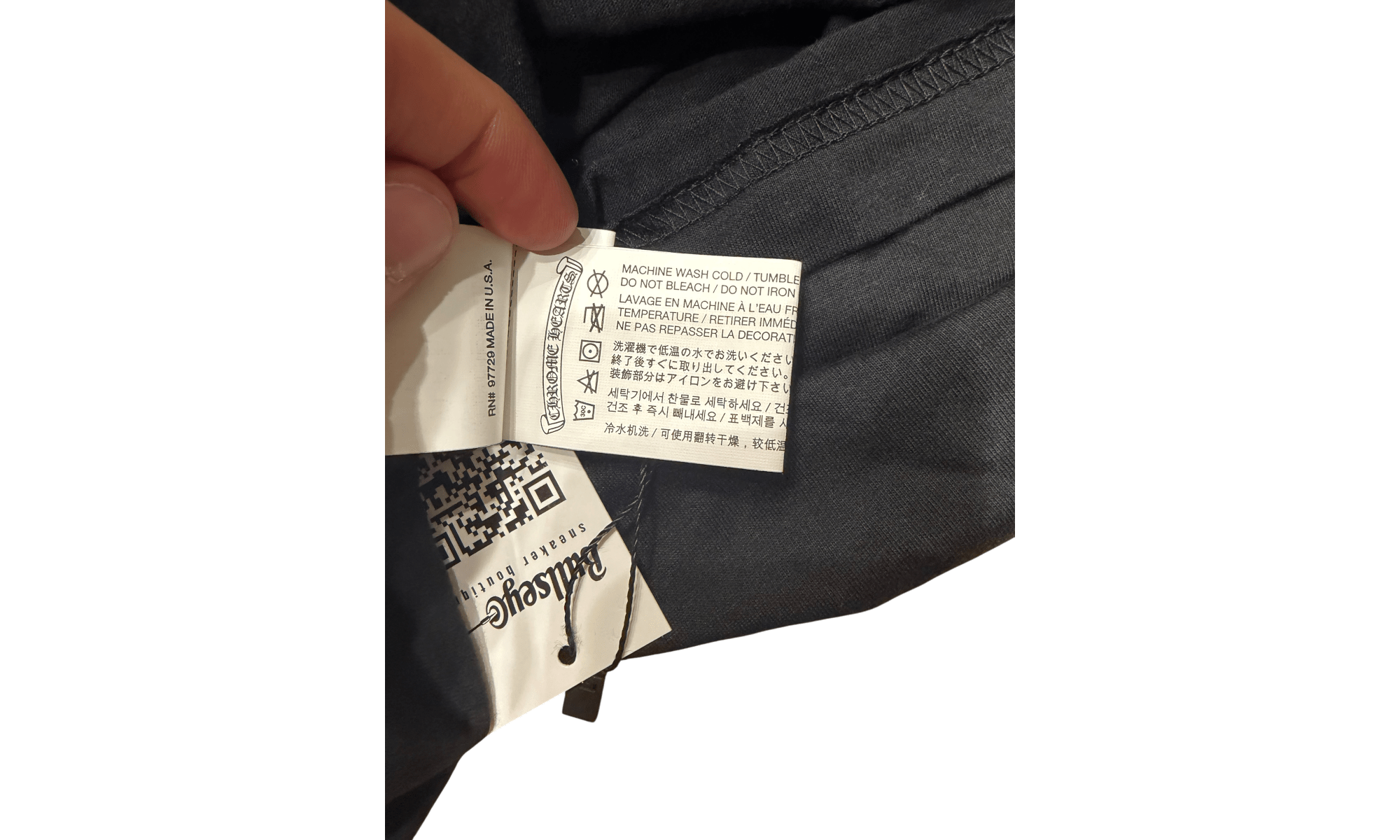 Chrome Hearts Fluer Delis Black T-Shirt