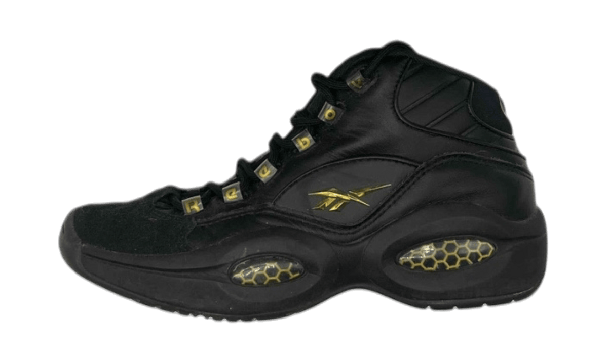 Reebok Question Mid Black Gold (PreOwned)