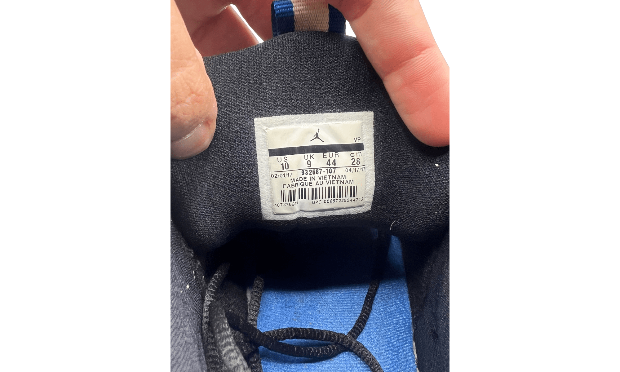 Jordan Jumpman Pro Quick White Black Royal (2017) (PreOwned)
