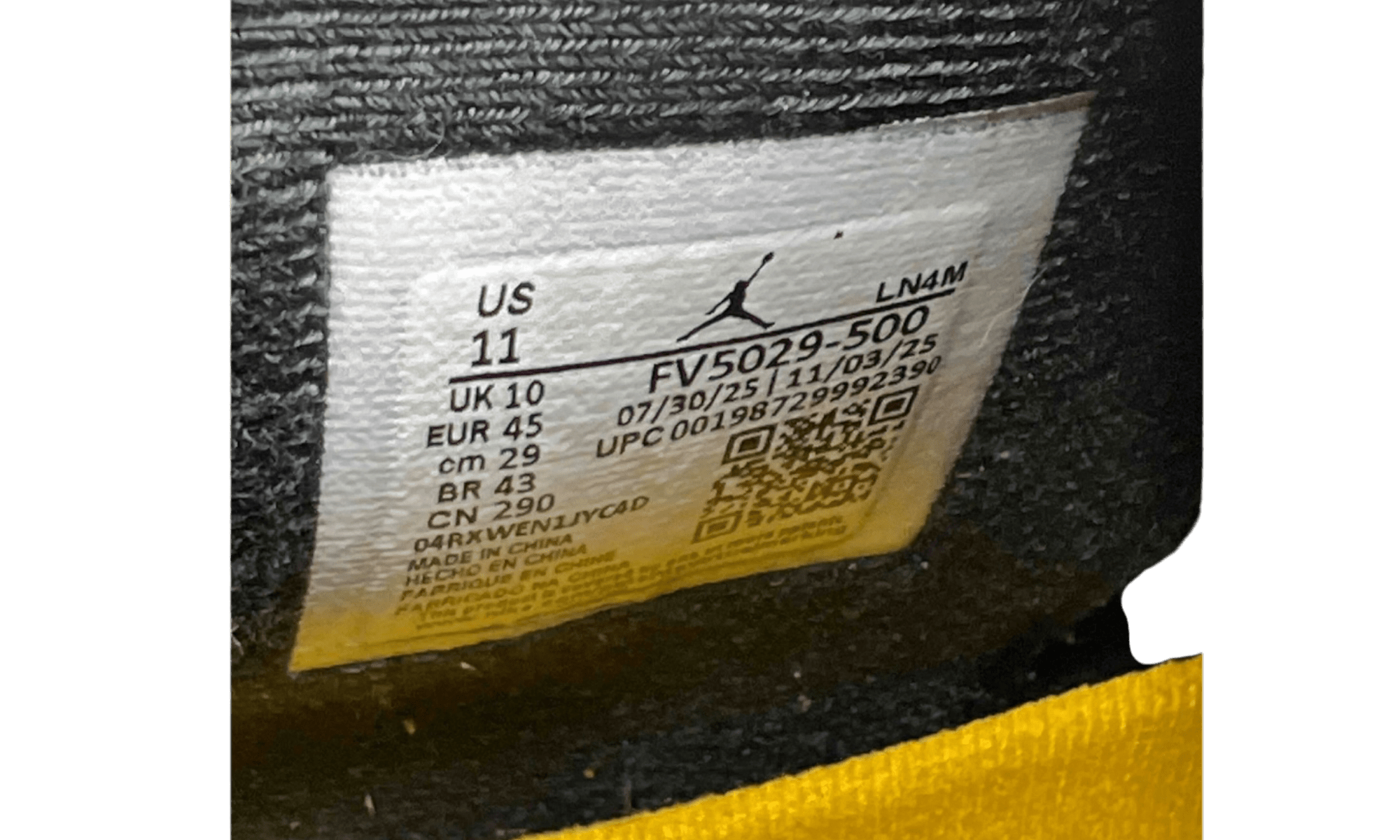 Jordan 4 Retro Lakers (PreOwned)