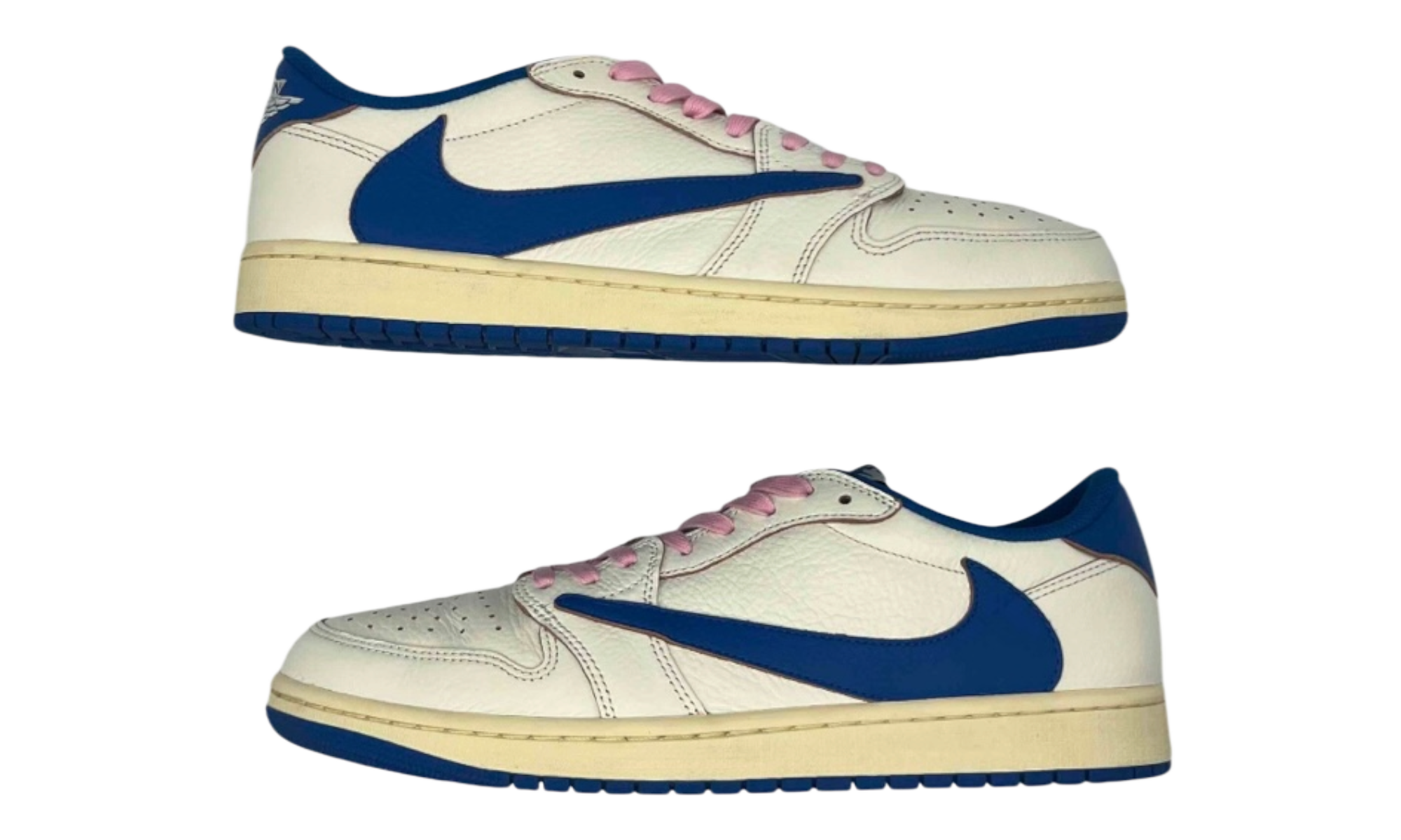 Jordan 1 Retro Low OG SP Fragment x Travis Scott Sail Military Blue (PreOwned)