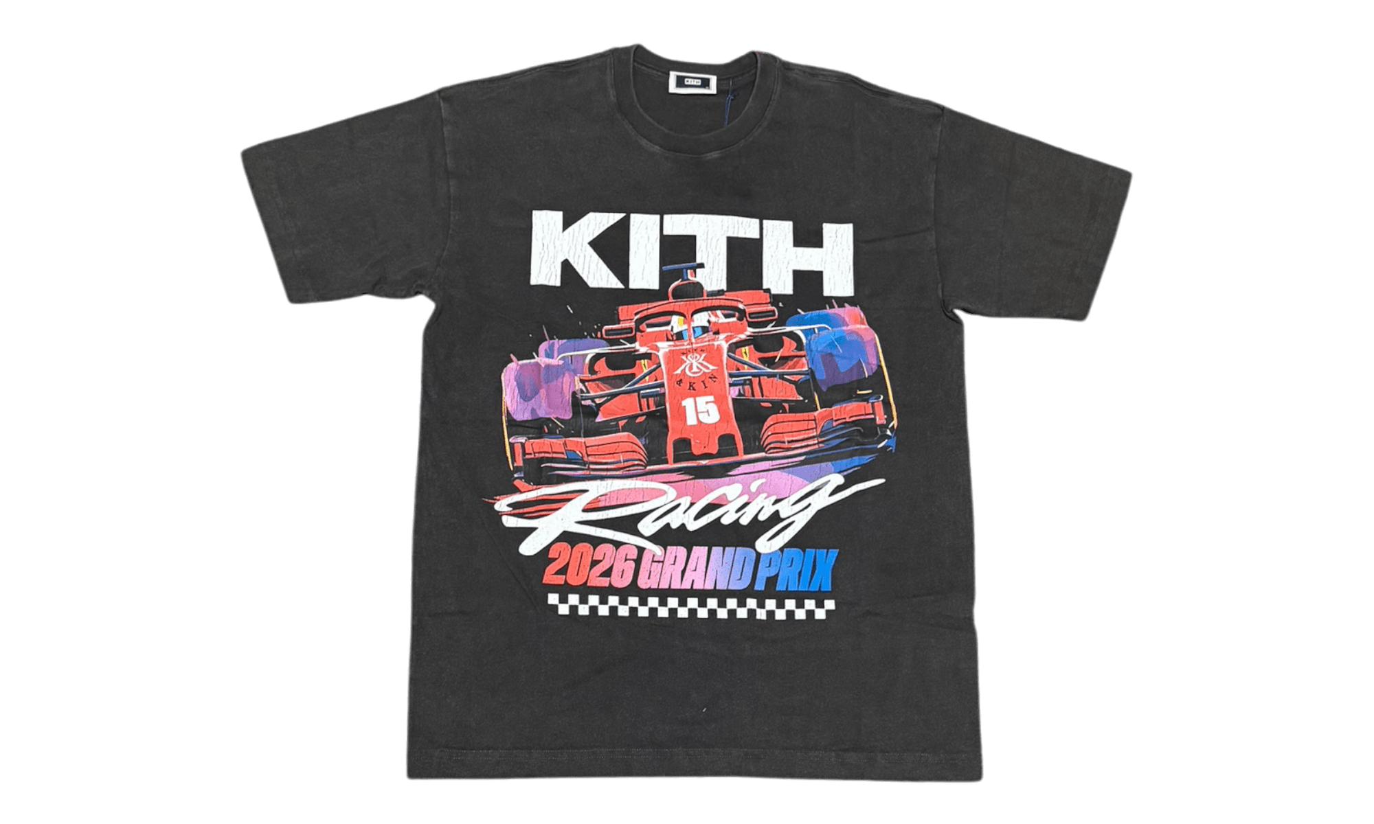 Kith Pole Position Vintage Black T-Shirt