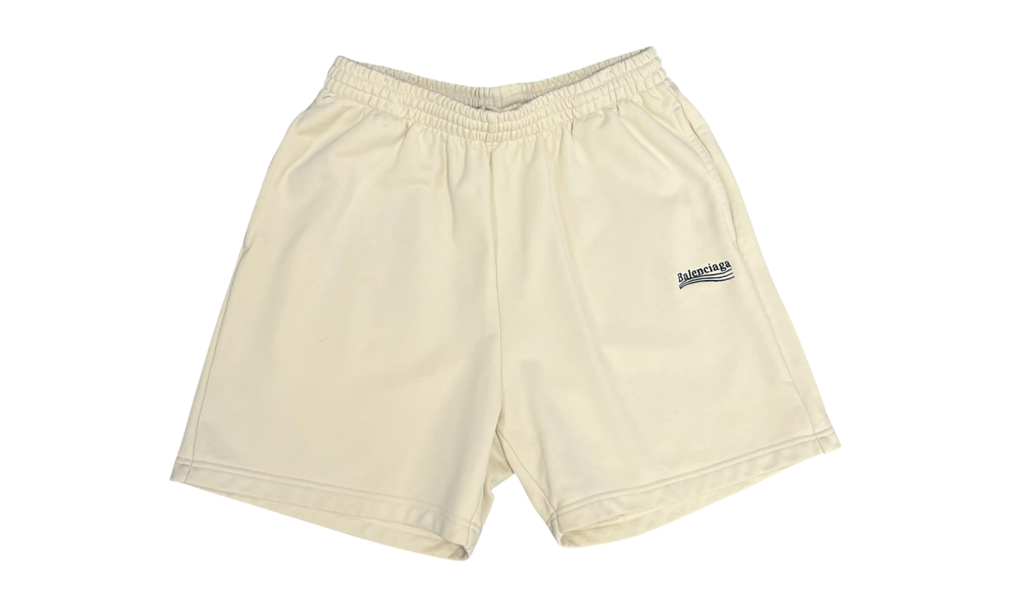 Balenciaga Political Cream Sweatshorts (PreOwned)