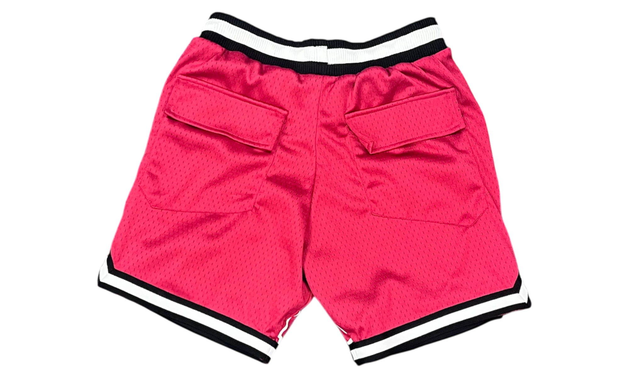Rhude Court Logo Red Shorts