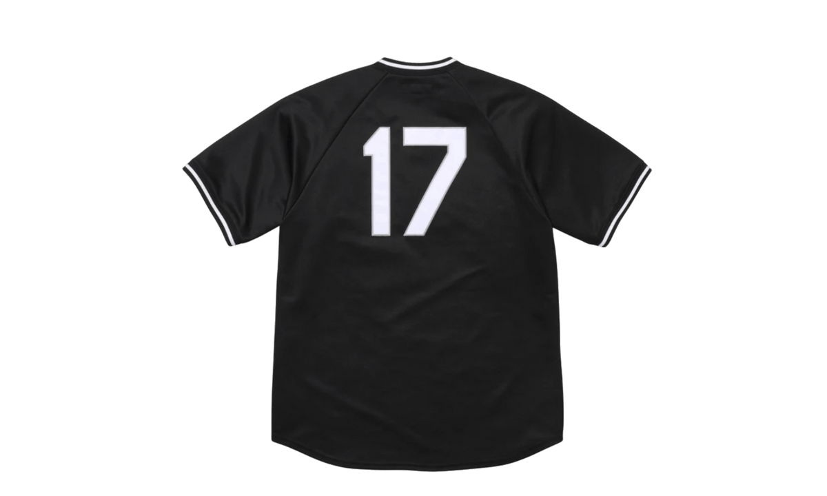 Supreme Baseball Jersey Black FW 2026