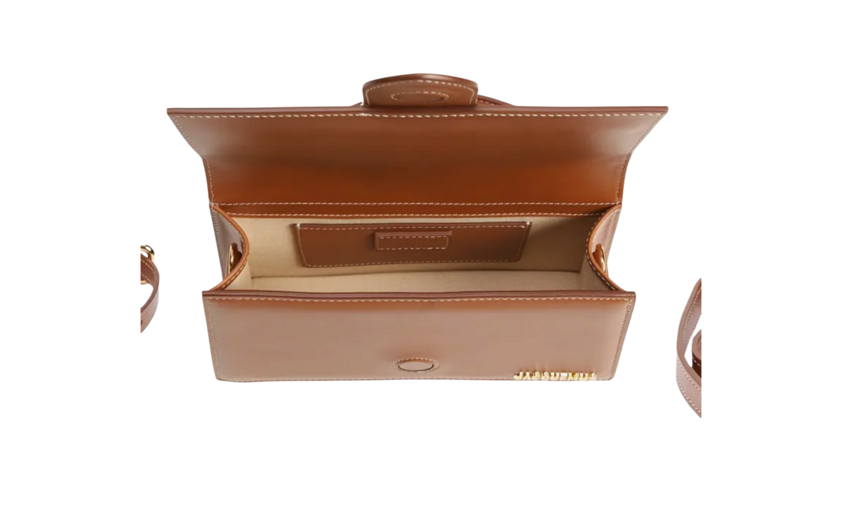 Jacquemus Le Grand Bambino Crossbody Strap Light Brown Handbag