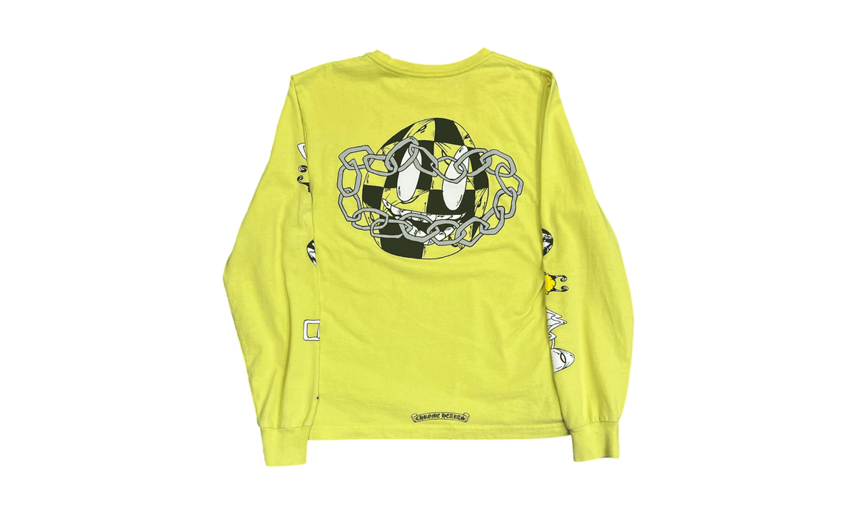 Chrome Hearts Matty Boy Link L/S T-Shirt Lime Green (PreOwned)