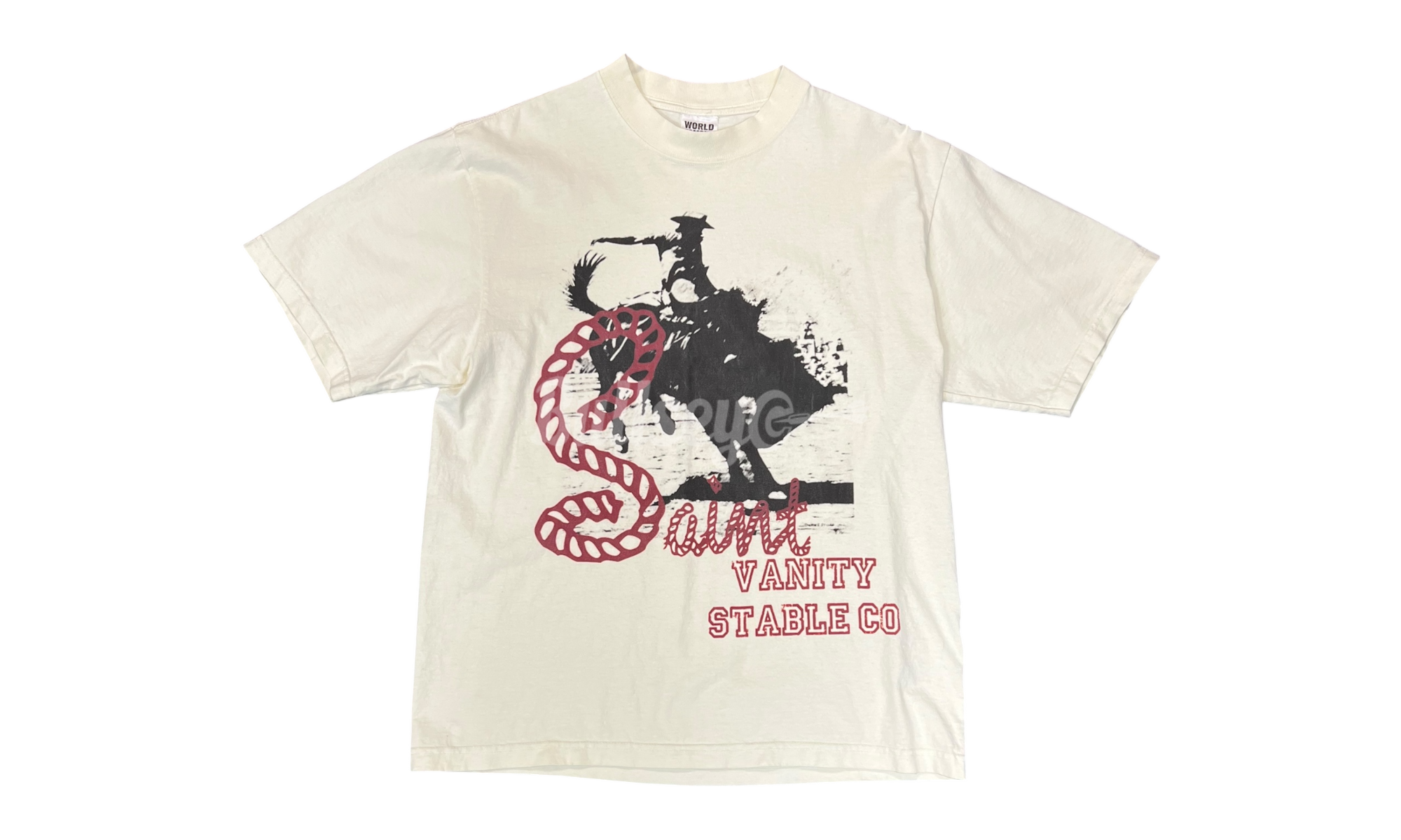 Saint Vanity Stable Cream T-Shirt (PreOwned)