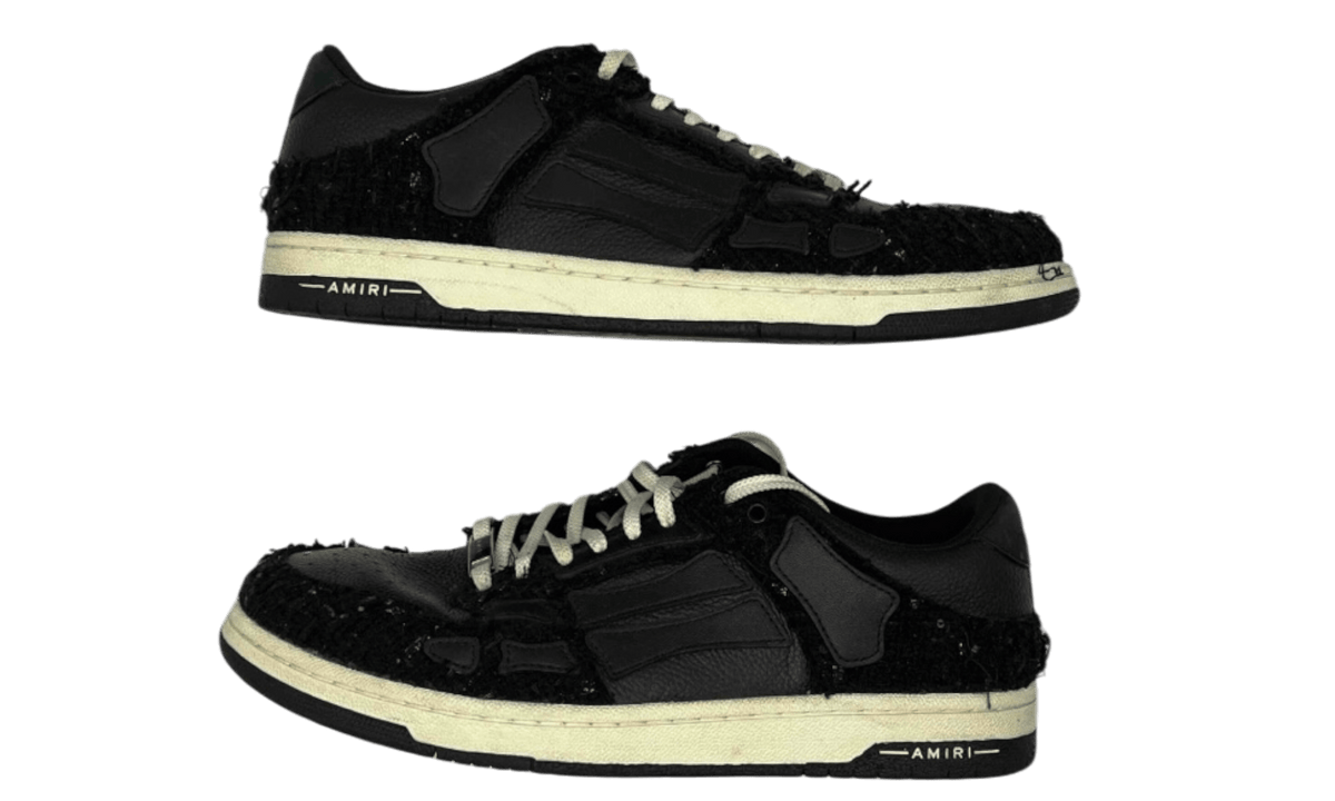 Amiri Skel Low Top Furry Sneaker (PreOwned)