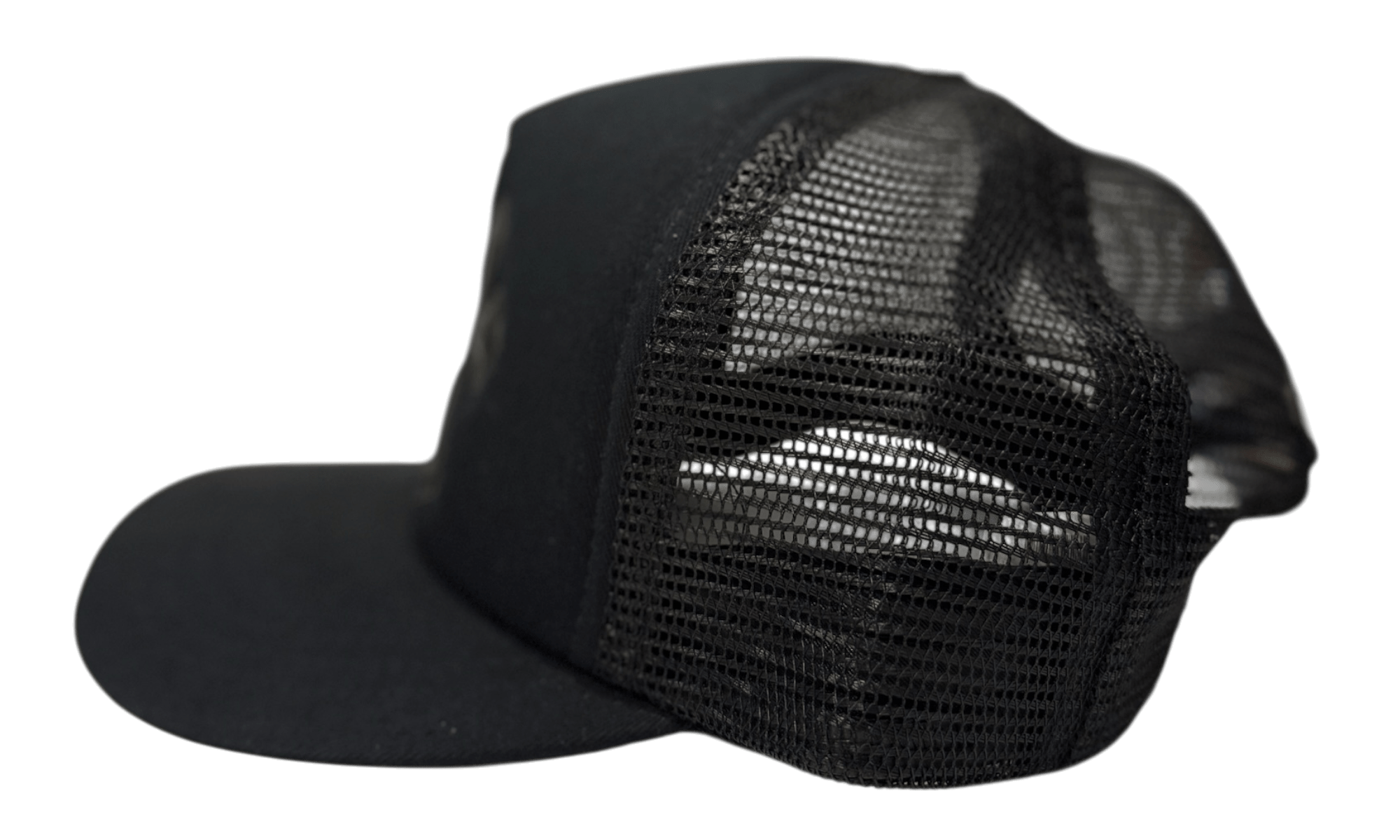 Chrome Hearts Triple Cross Cemetery Trucker Hat Black (Preowned)