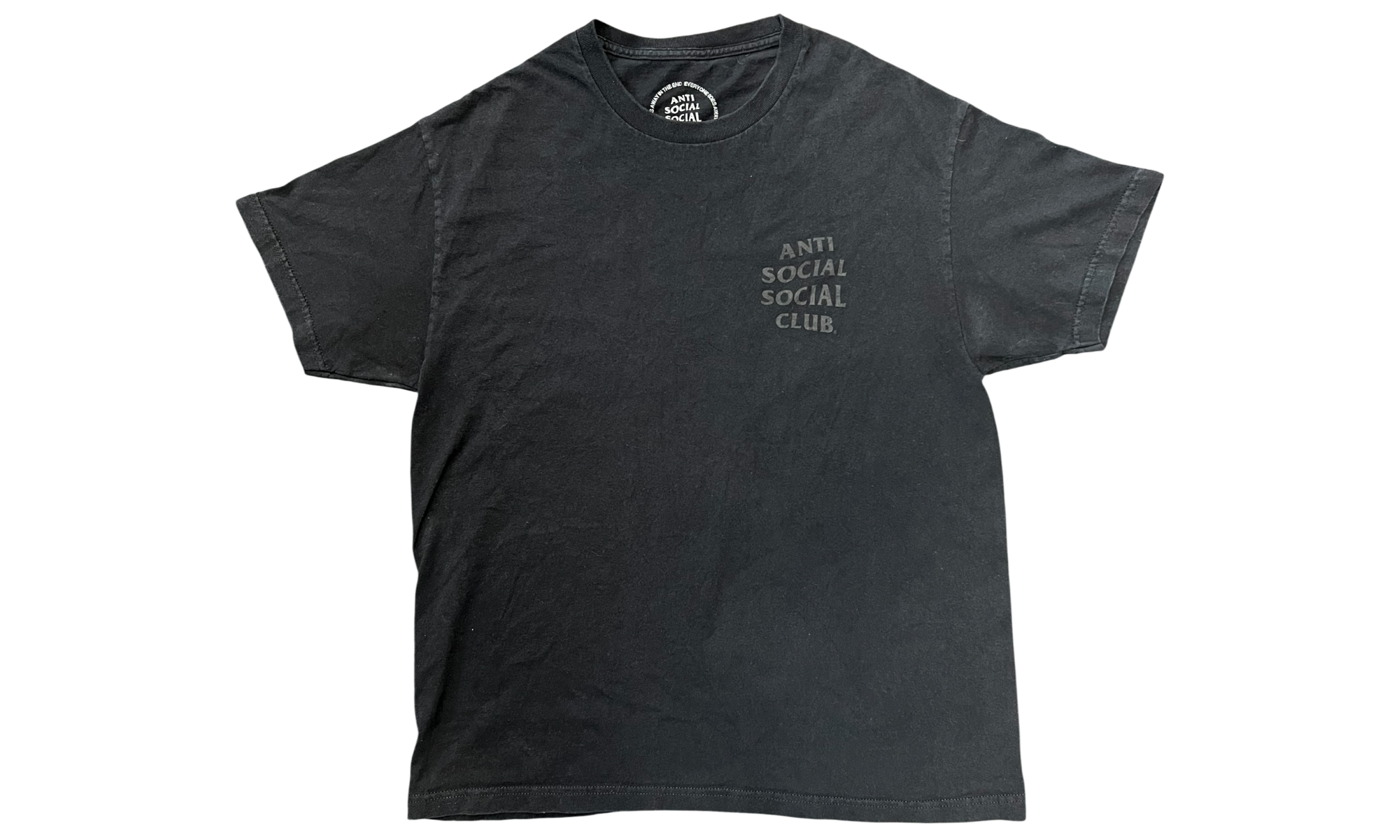 Anti Social Social Club Dramatic Kkoch Black T-Shirt (PreOwned)