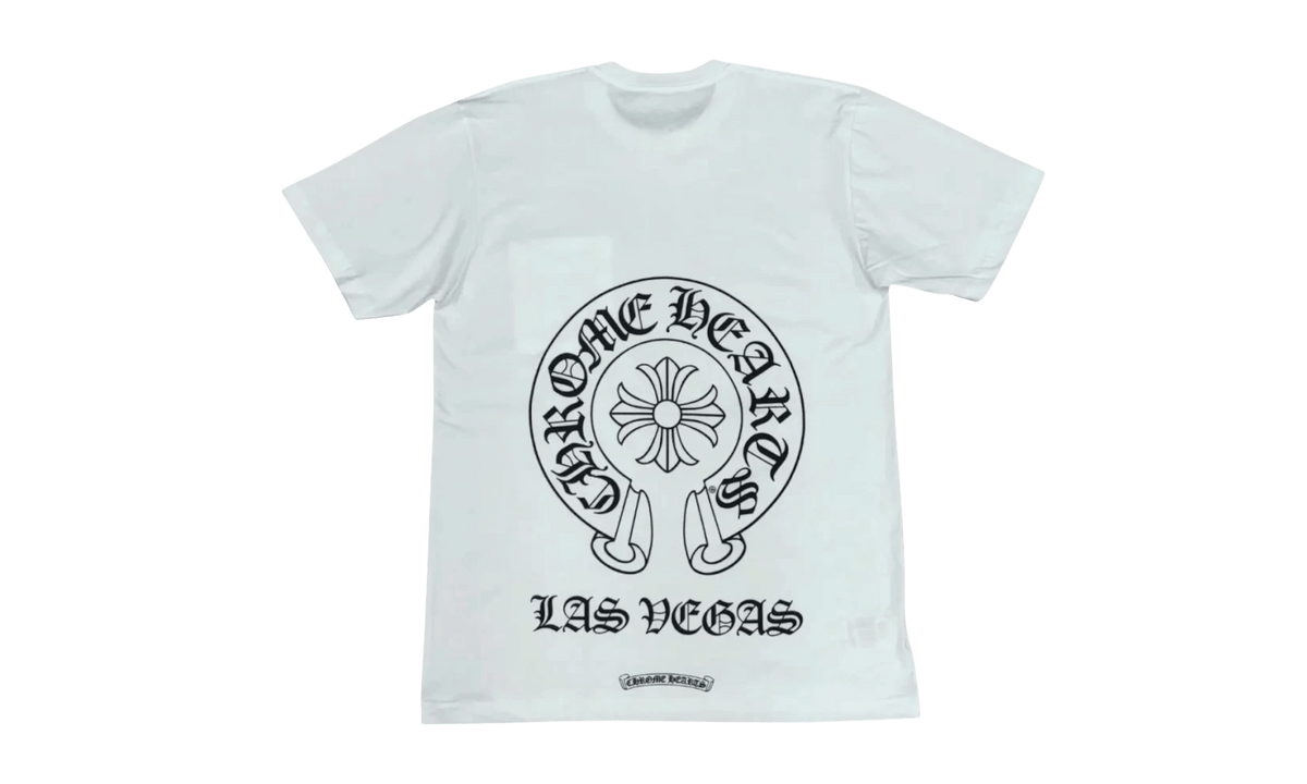 Chrome Hearts Las Vegas Horseshoe Logo T-shirt White