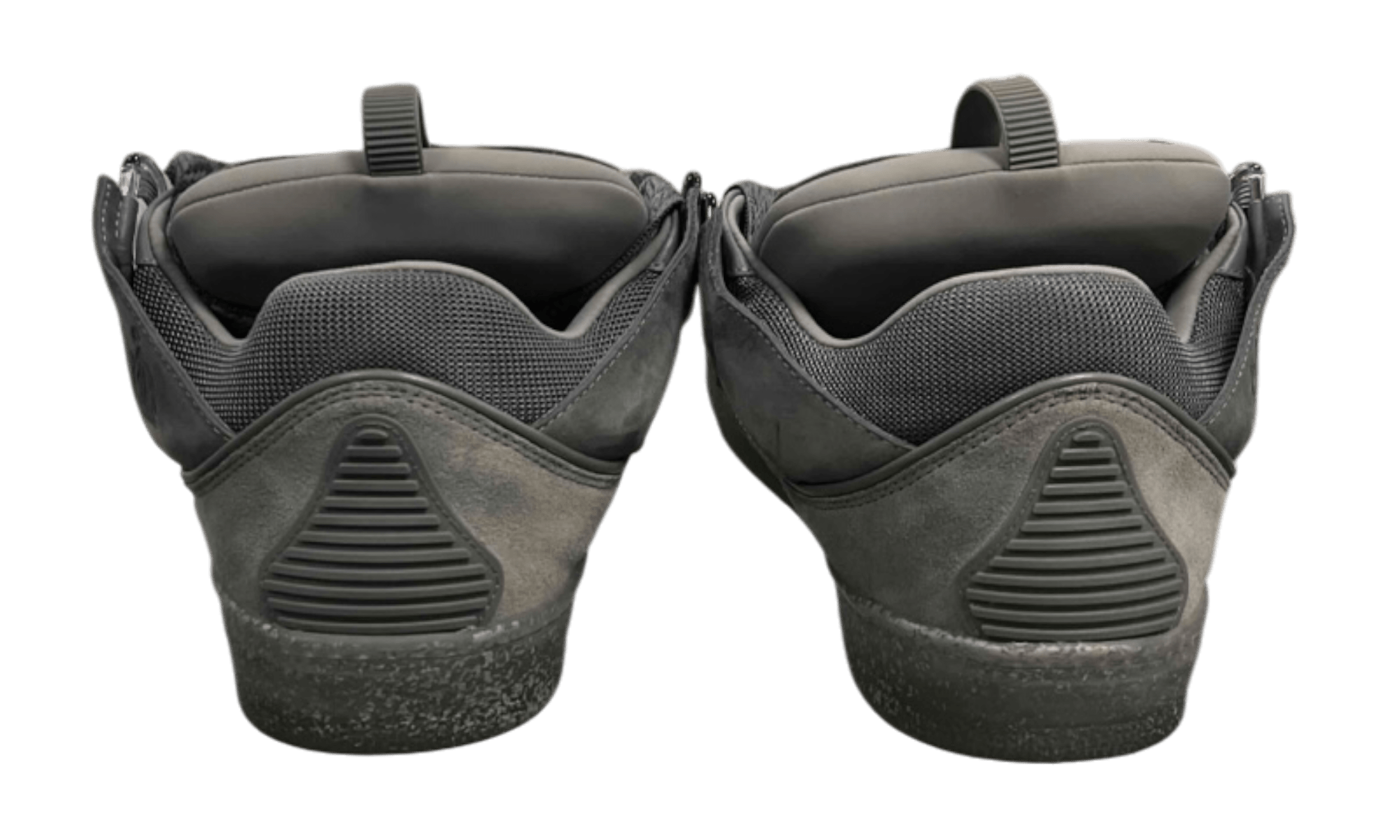 Lanvin Leather Curb Speckled Effect Light Grey (PreOwned)