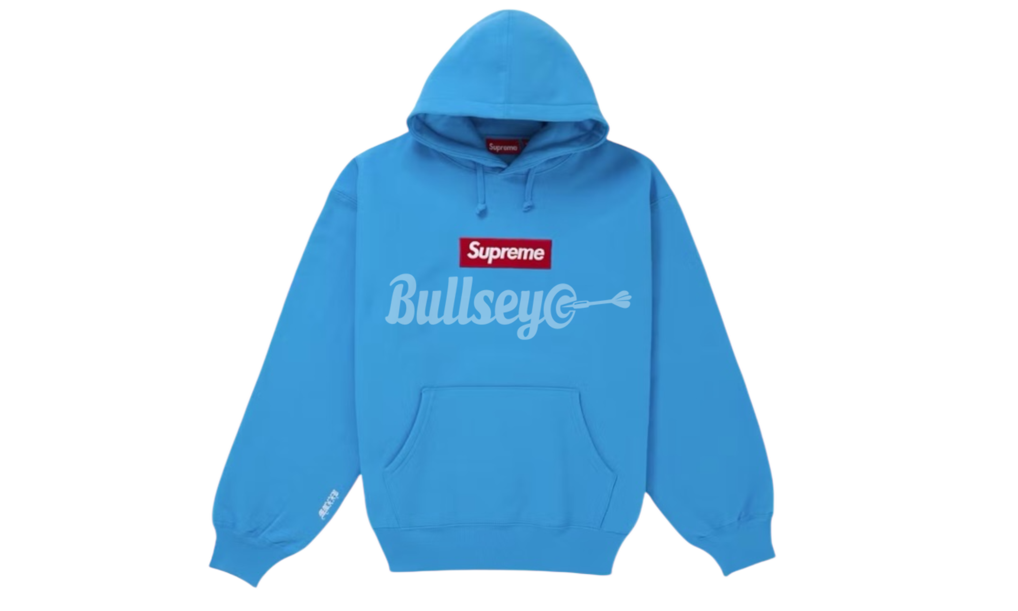 Supreme Box Logo Hooded Sweatshirt (FW25) Cyan