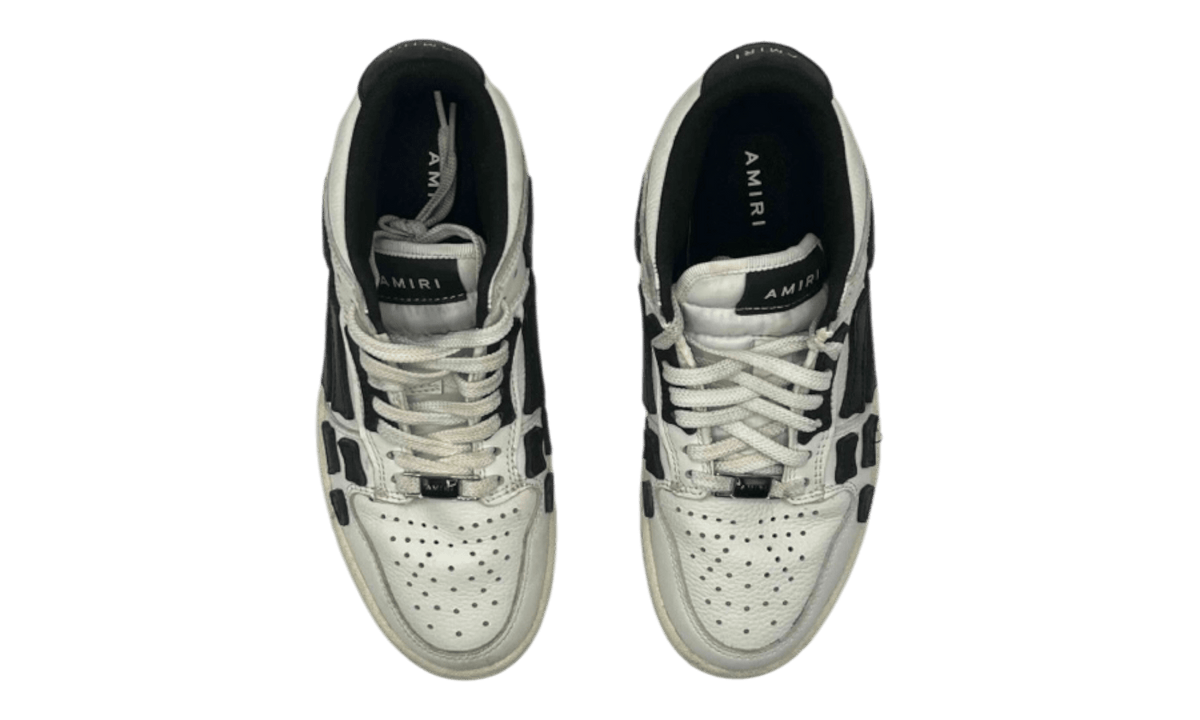 AMIRI Skel Top Low White Black White (PreOwned)