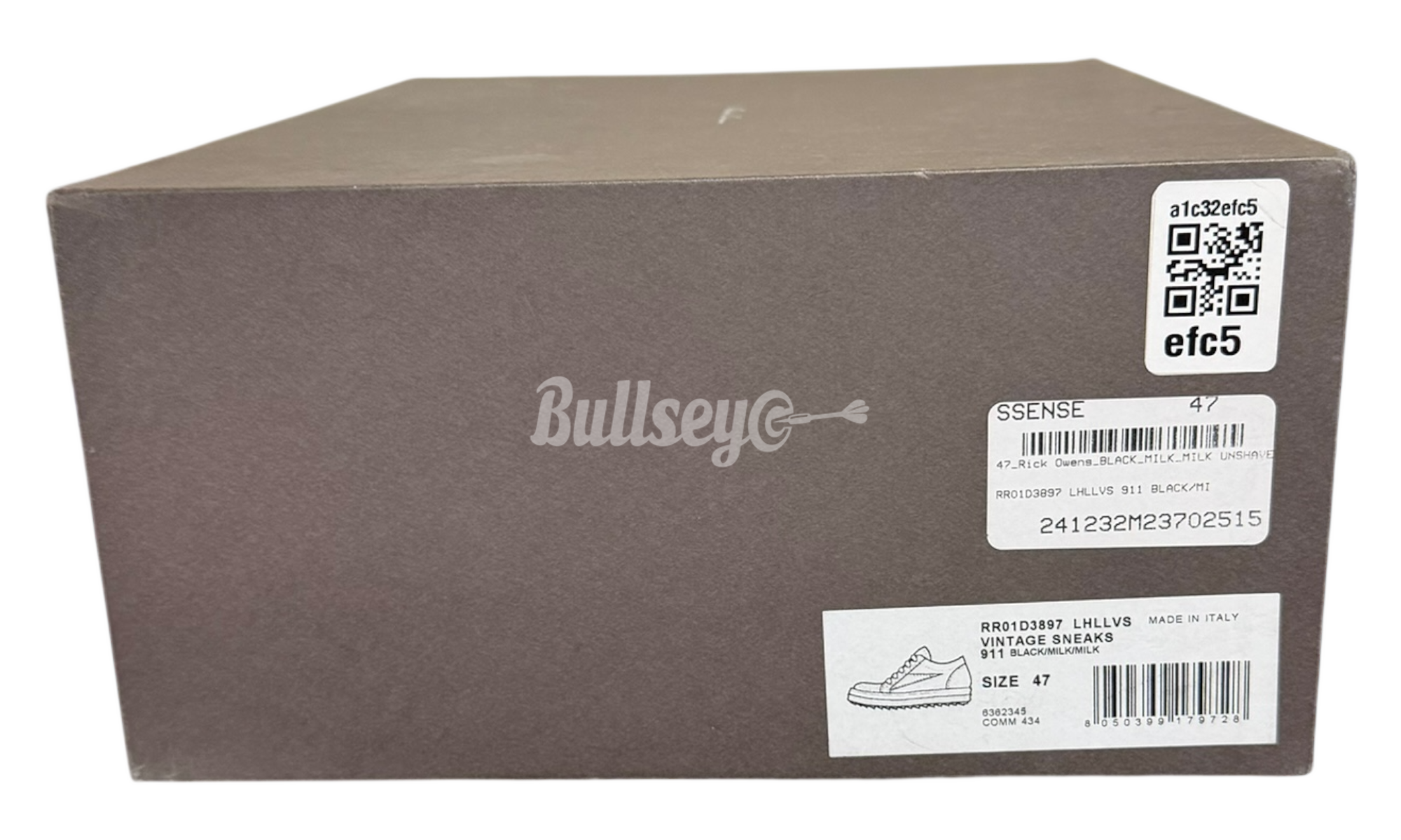 Rick Owens Pony Fur Vintage Low Black Sneakers (PreOwned)