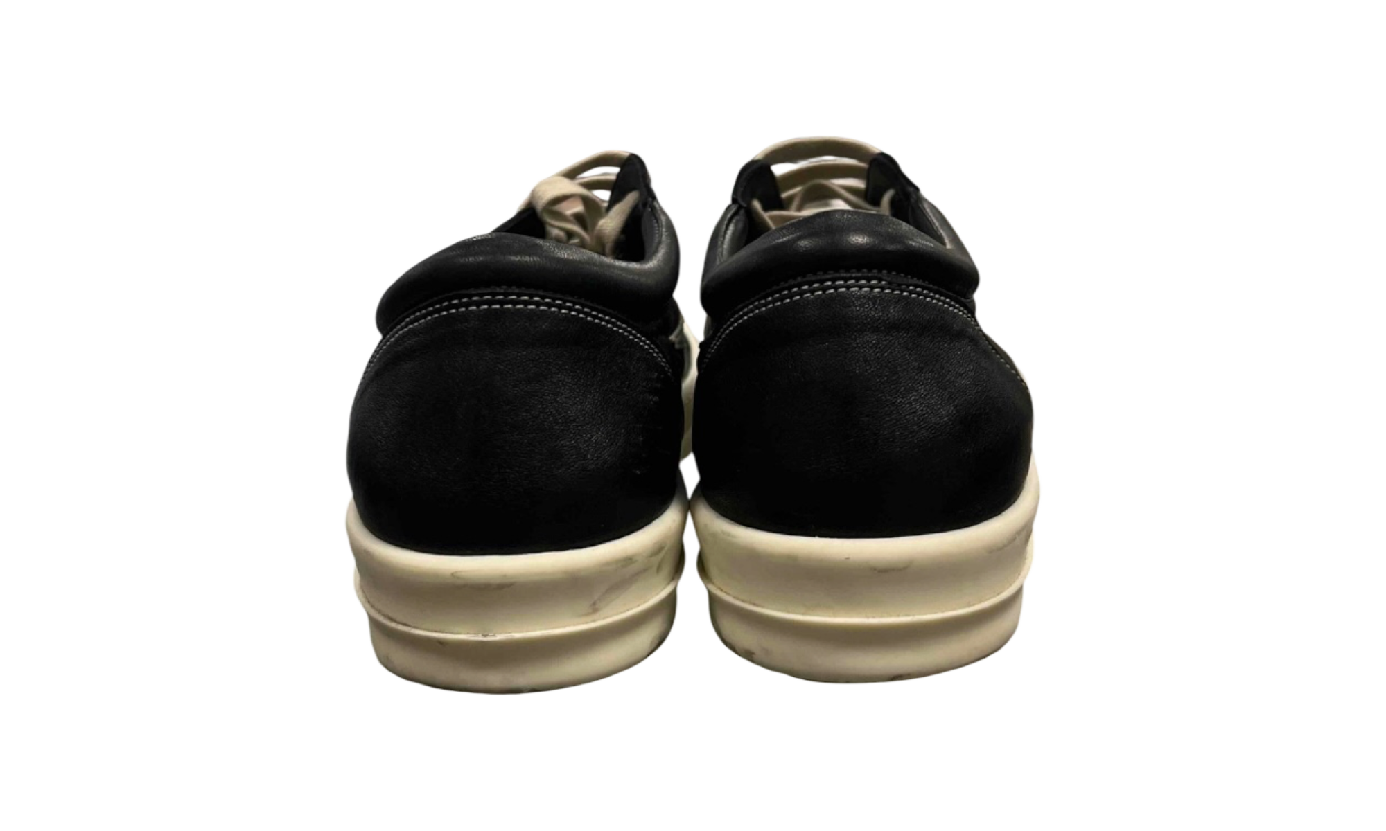 Rick Owens Mainline Vintage Low Black Sneakers (PreOwned)