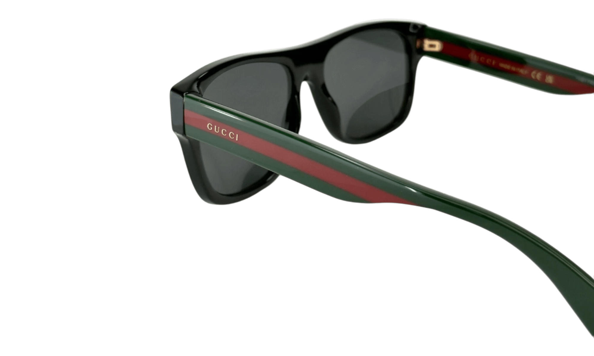 Gucci Rectangle Frame Sunglasses Black/Green (GG0926S-006-FR)
