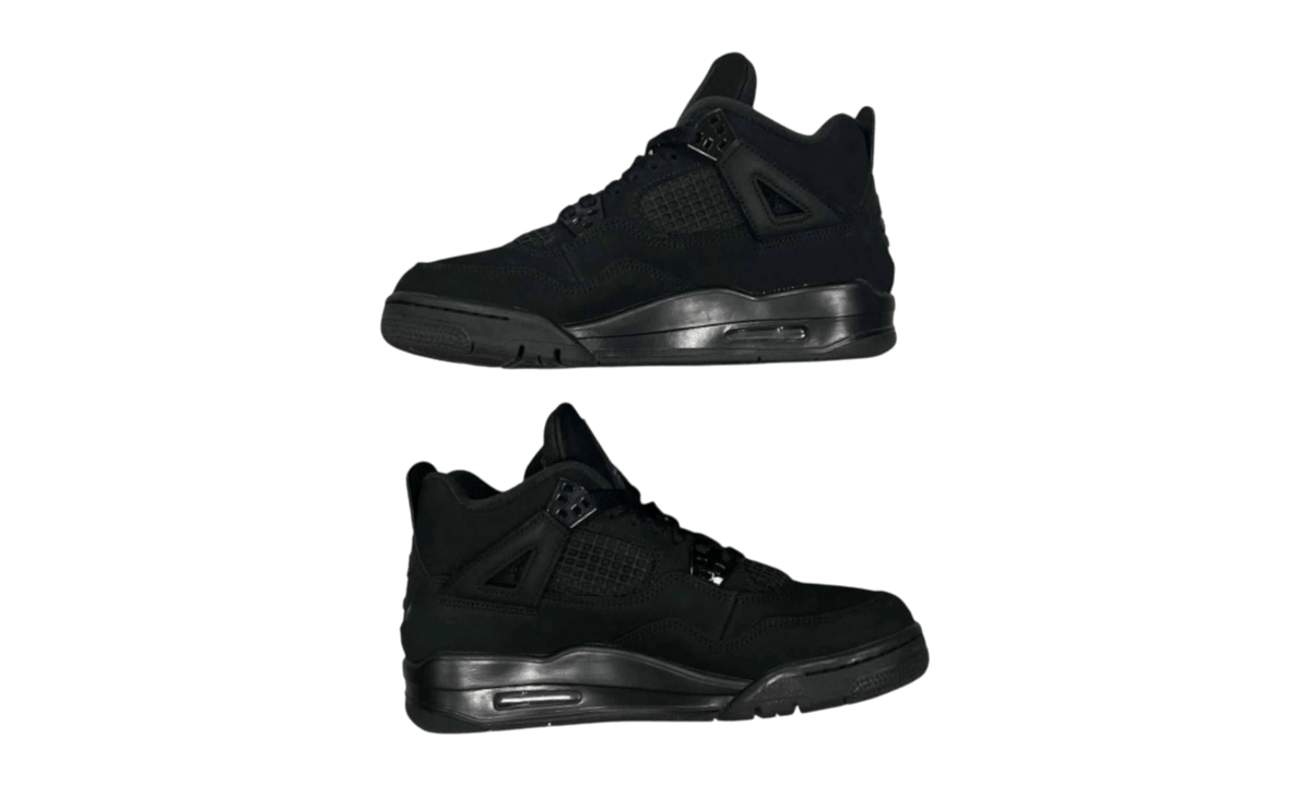 Jordan 4 Retro Black Cat (2025) (GS) (PreOwned)