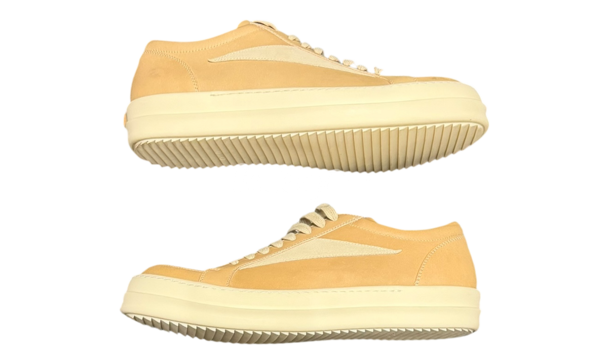 Rick Owens Beige Hollywood Vintage Beige Sneakers (PreOwned)