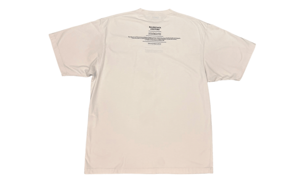 Balenciaga Couture Print Oversized T-Shirt (Preowned)