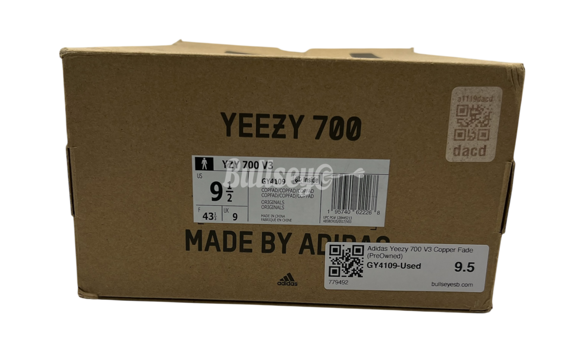 Adidas Yeezy 700 V3 Copper Fade (PreOwned) (No Insoles)