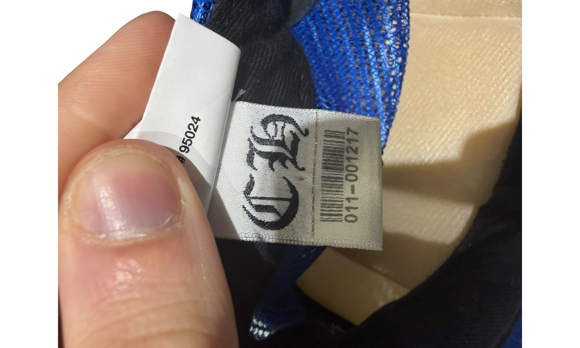 Chrome Hearts FUCK Hollywood Trucker Hat Red/White/Blue (PreOwned)